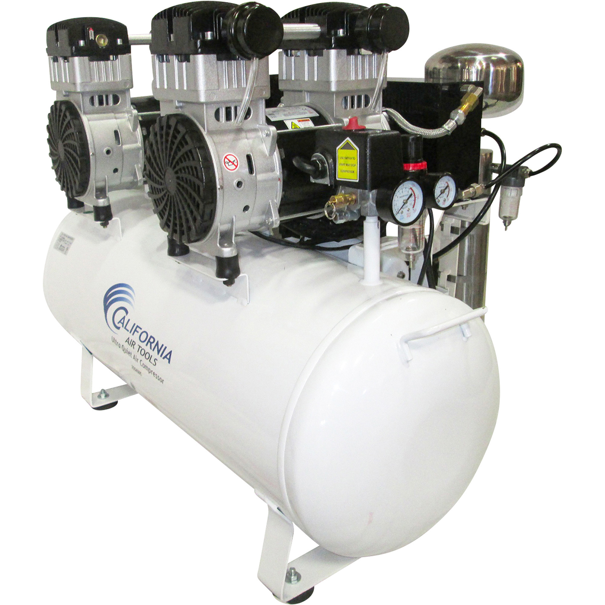 Compresor de aire California Air Tools de 20 galones, 2 HP, 14 Amperes, Modelo CAT-20040DC.