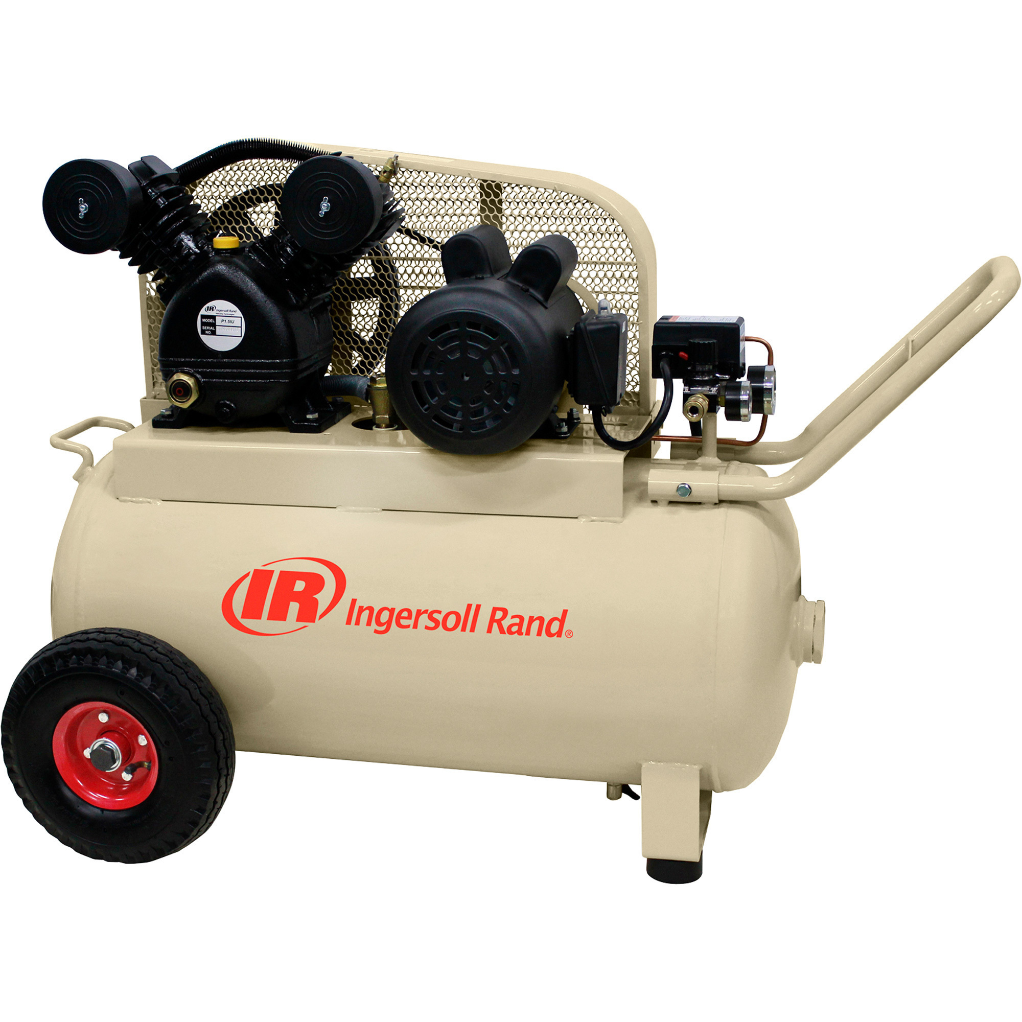 Compresor de aire eléctrico portátil Ingersoll Rand Garage Mate, 2 HP, 20 galones horizontal, 5.2 CFM, Modelo P1.5IU-A9-H.