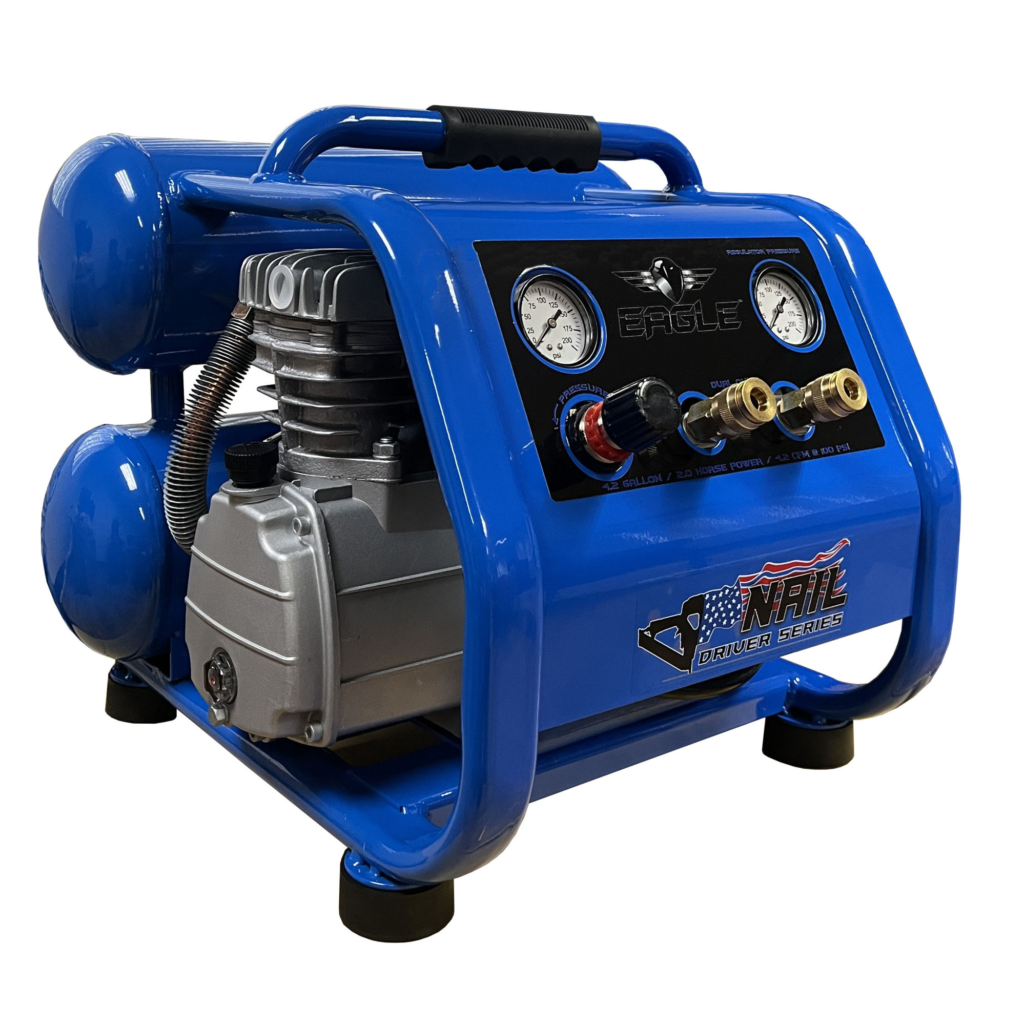 Compresor Portátil EAGLE de 4.2 Galones, 2 HP, Modelo# TS2018L+