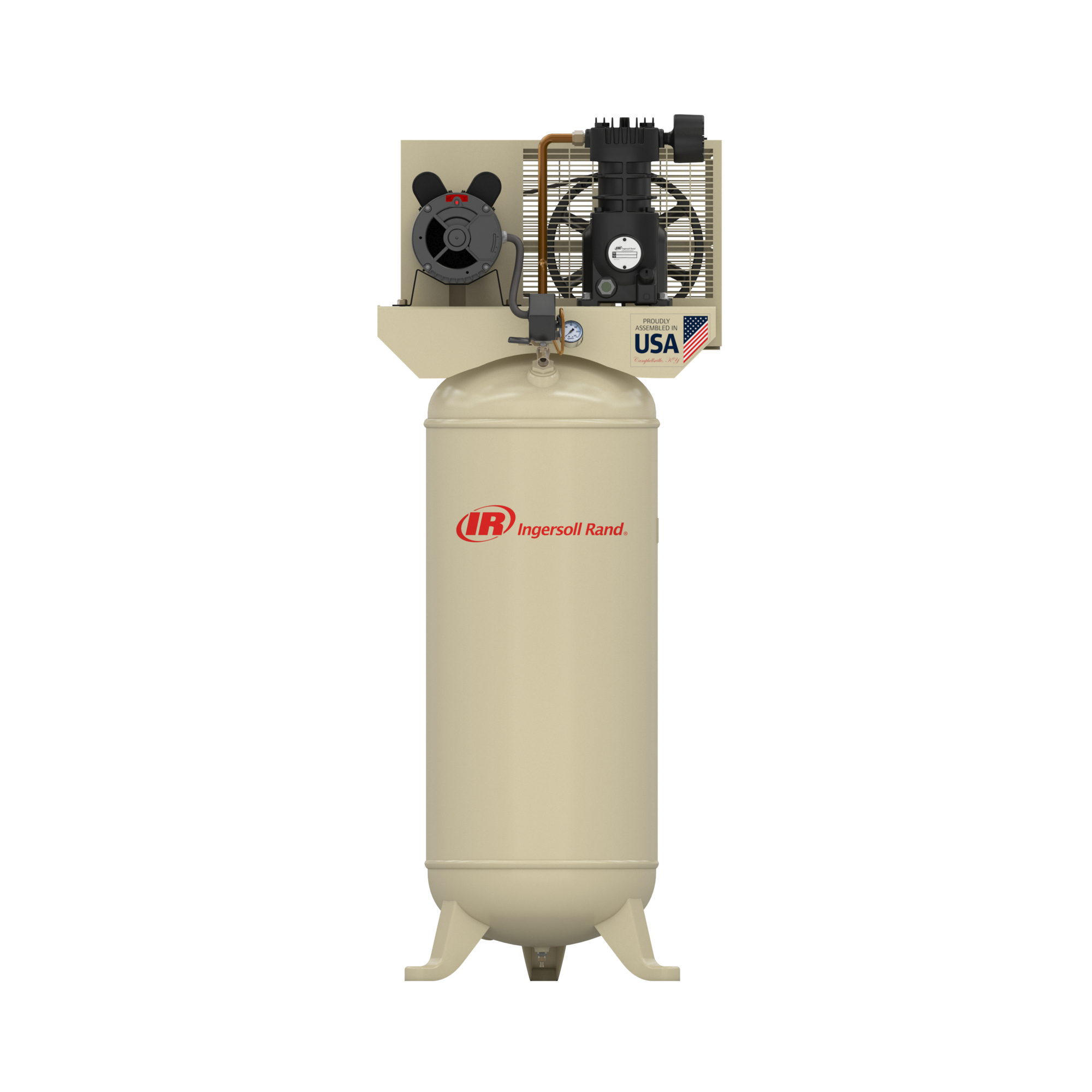 Compresor de Aire Estacionario Eléctrico Ingersoll Rand, 3 HP, 10.3 CFM @ 135 PSI, 230 Voltios, Modelo# SS3L3