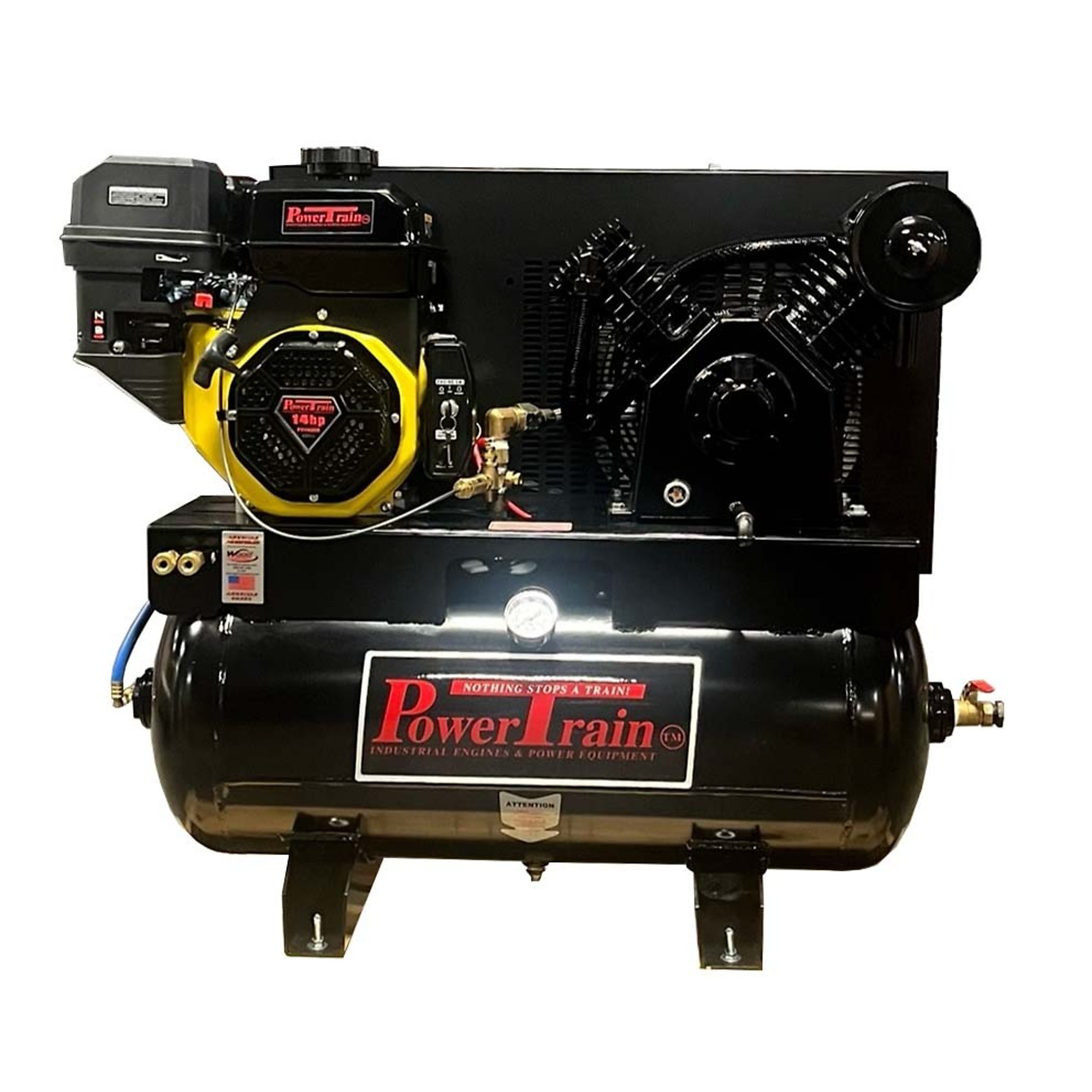 Compresor para montar en camioneta de 30 galones con motor de 14 HP - Modelo PT-14G30TRKE-V2