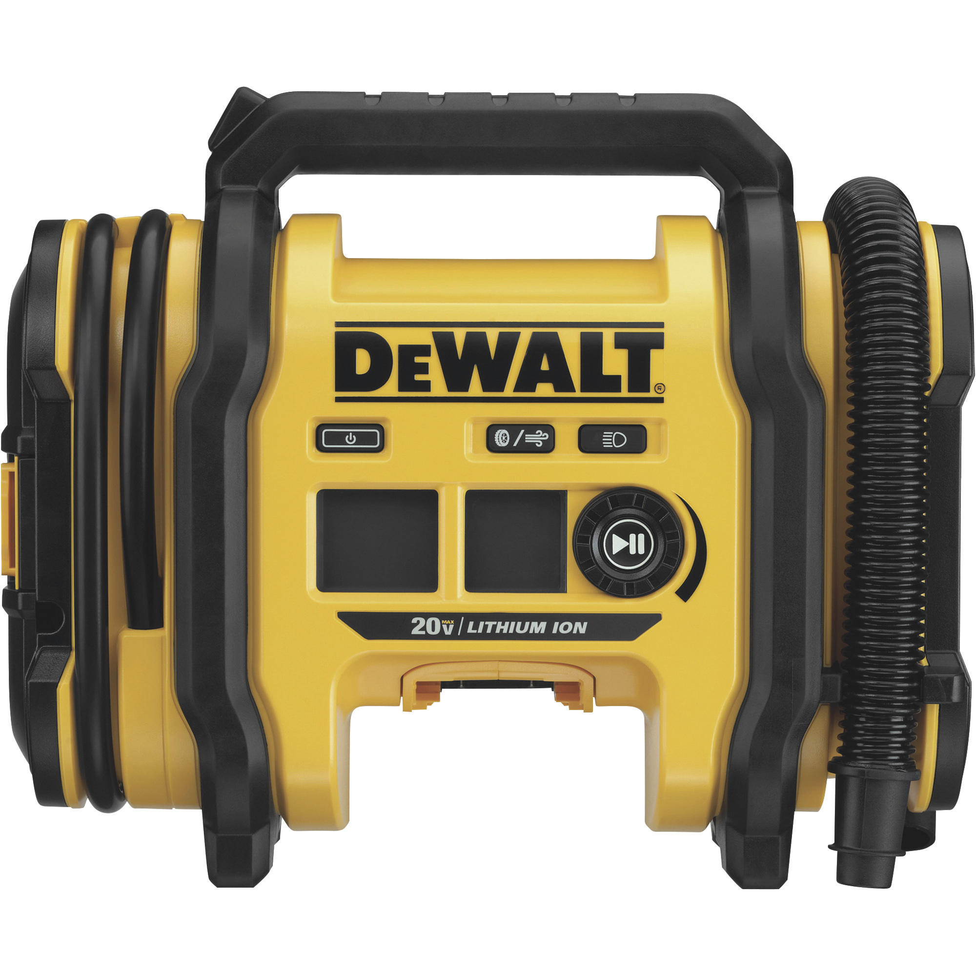 Inflador de Aire DEWALT 20V MAX, con Cable/Inalámbrico, Solo Herramienta, Modelo DCC020IB