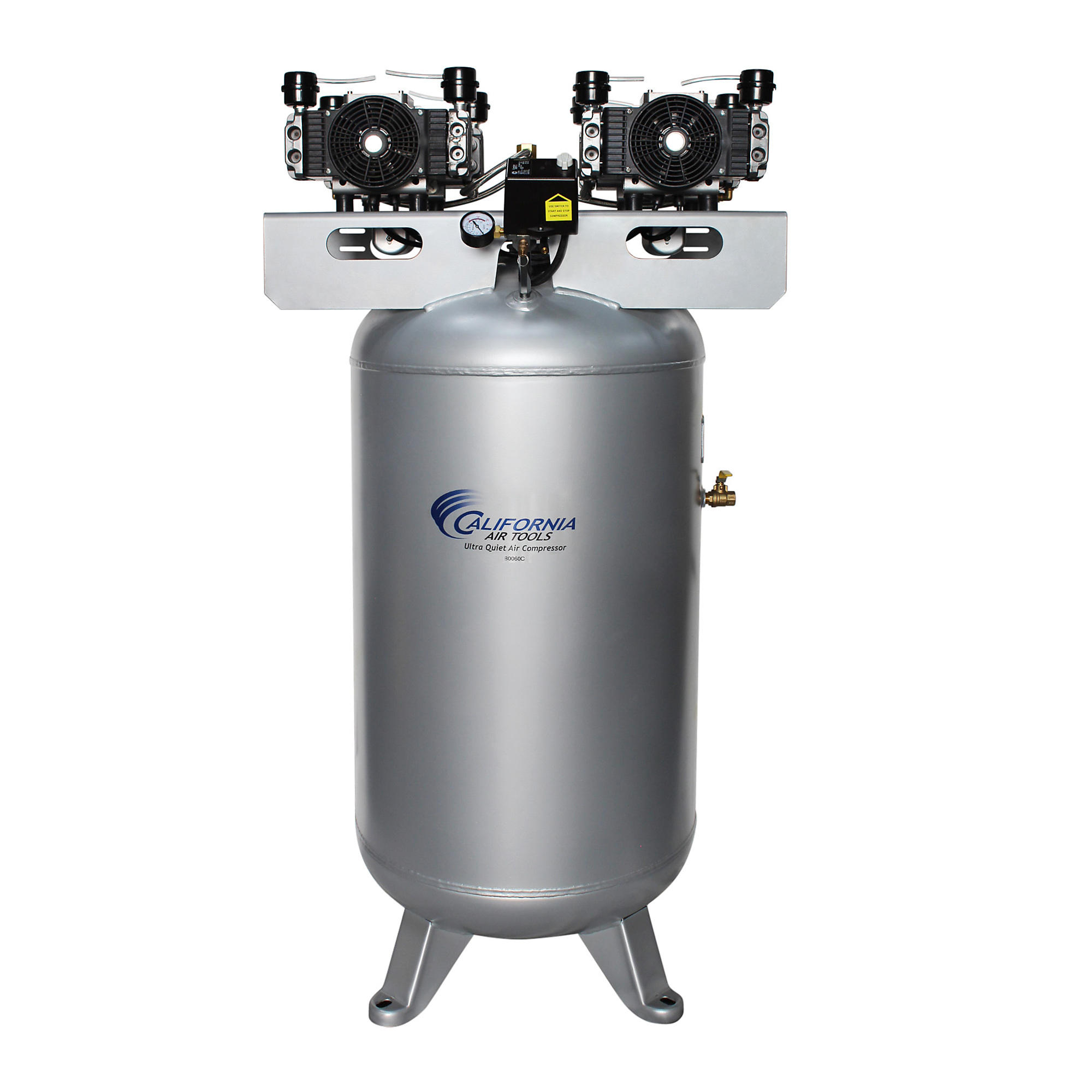 Compresor de aire California Air Tools de 80 galones y 6 HP, Modelo# 80060C.