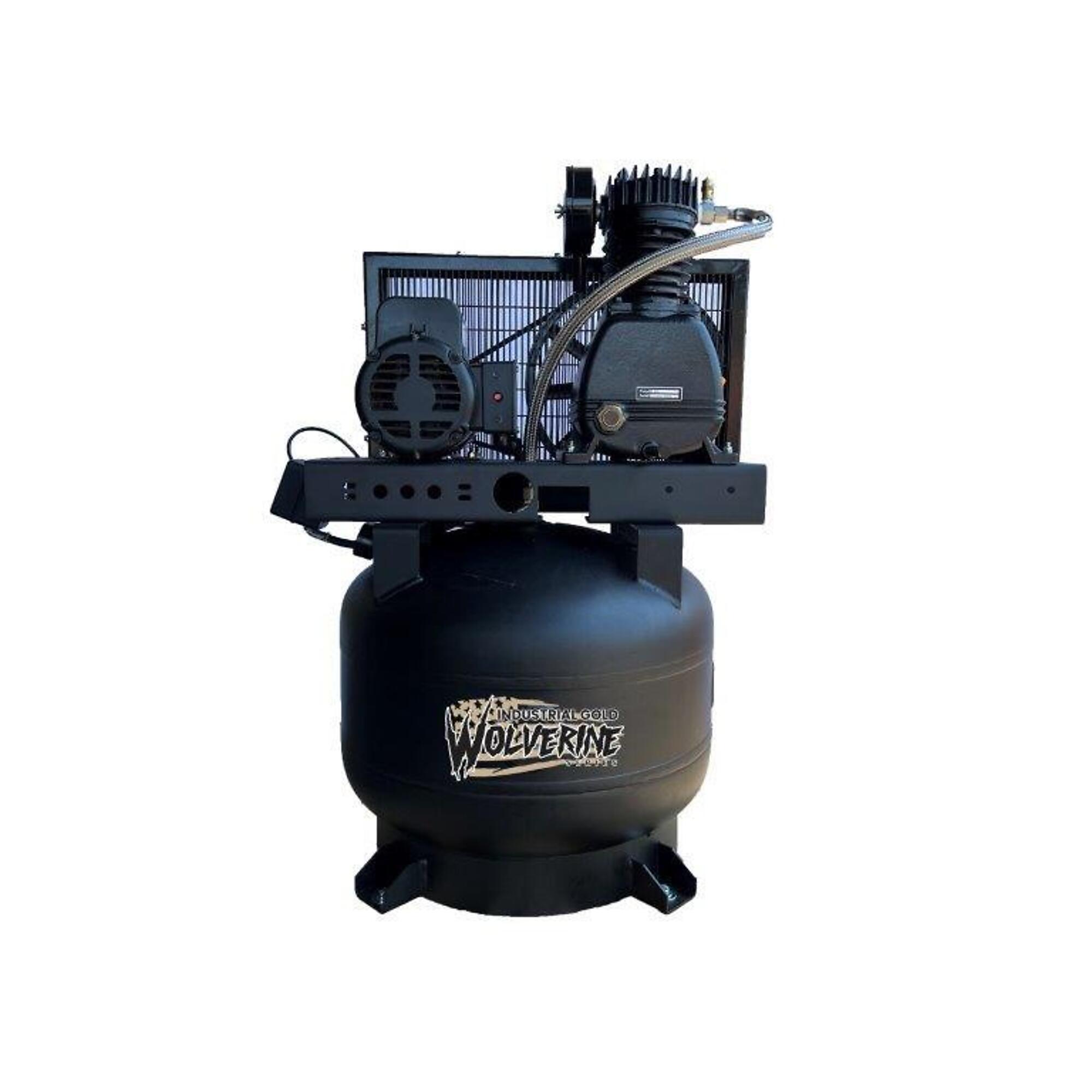 Compresor de Aire Industrial Gold de 5hp, con tanque de 30 galones 16CFM175PSI, de 2 etapas - Modelo #CI521E33V