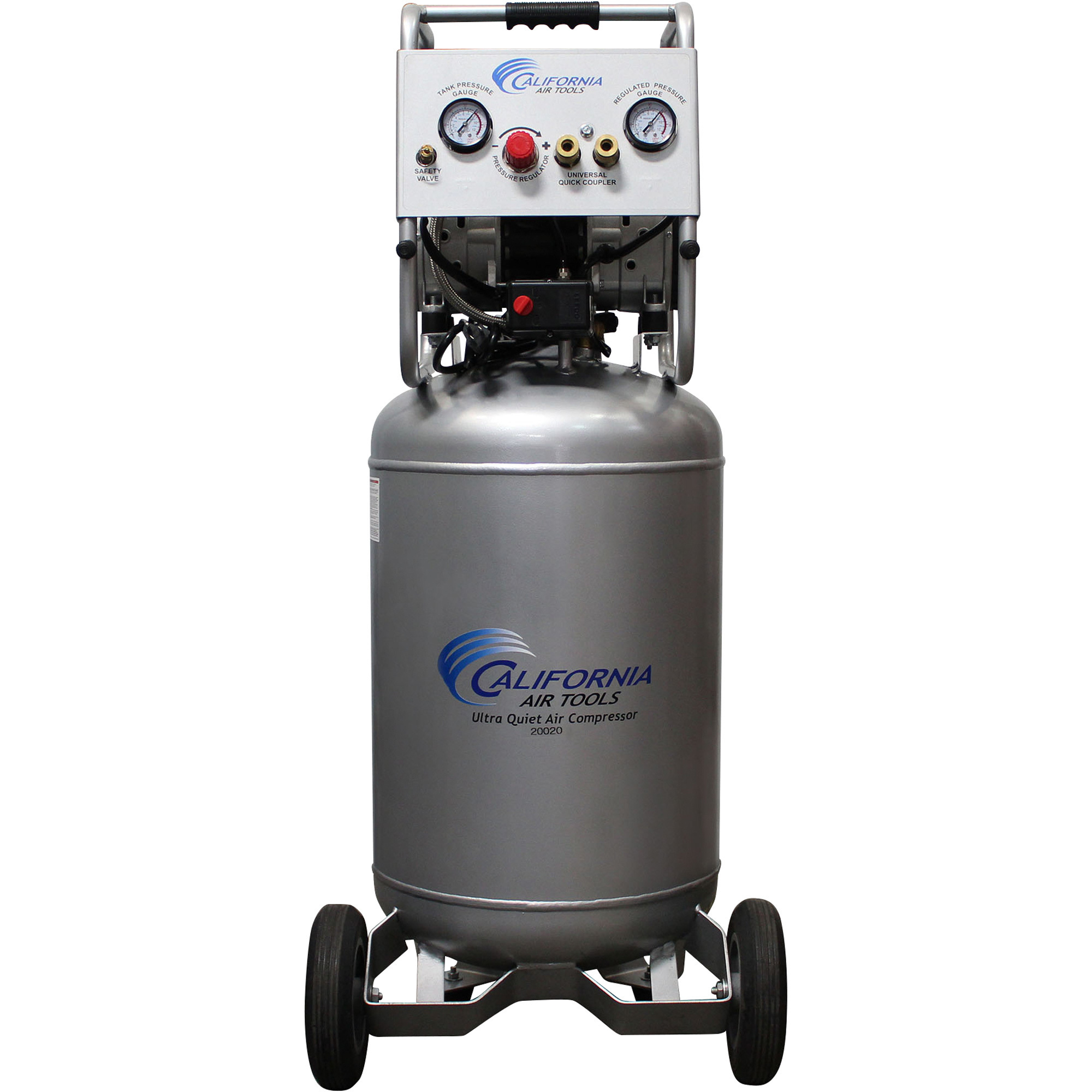 Compresor de aire portátil ultra silencioso California Air Tools, 2 HP, 20 galones, Modelo# 20020