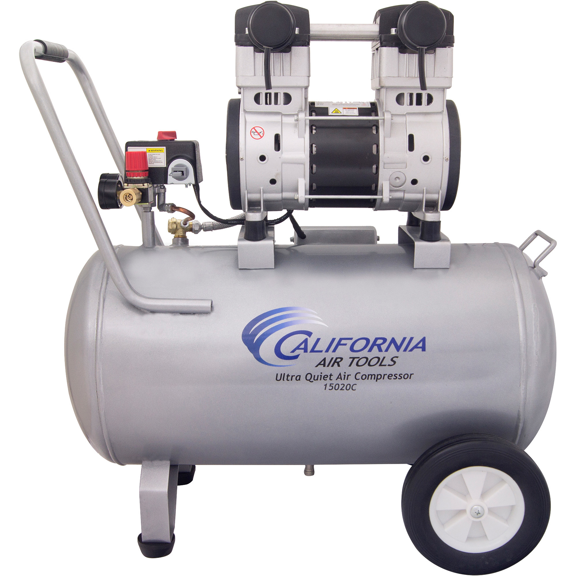 Compresor de aire portátil ultra silencioso California Air Tools, 2 HP, 15 galones, Modelo# 15020C.