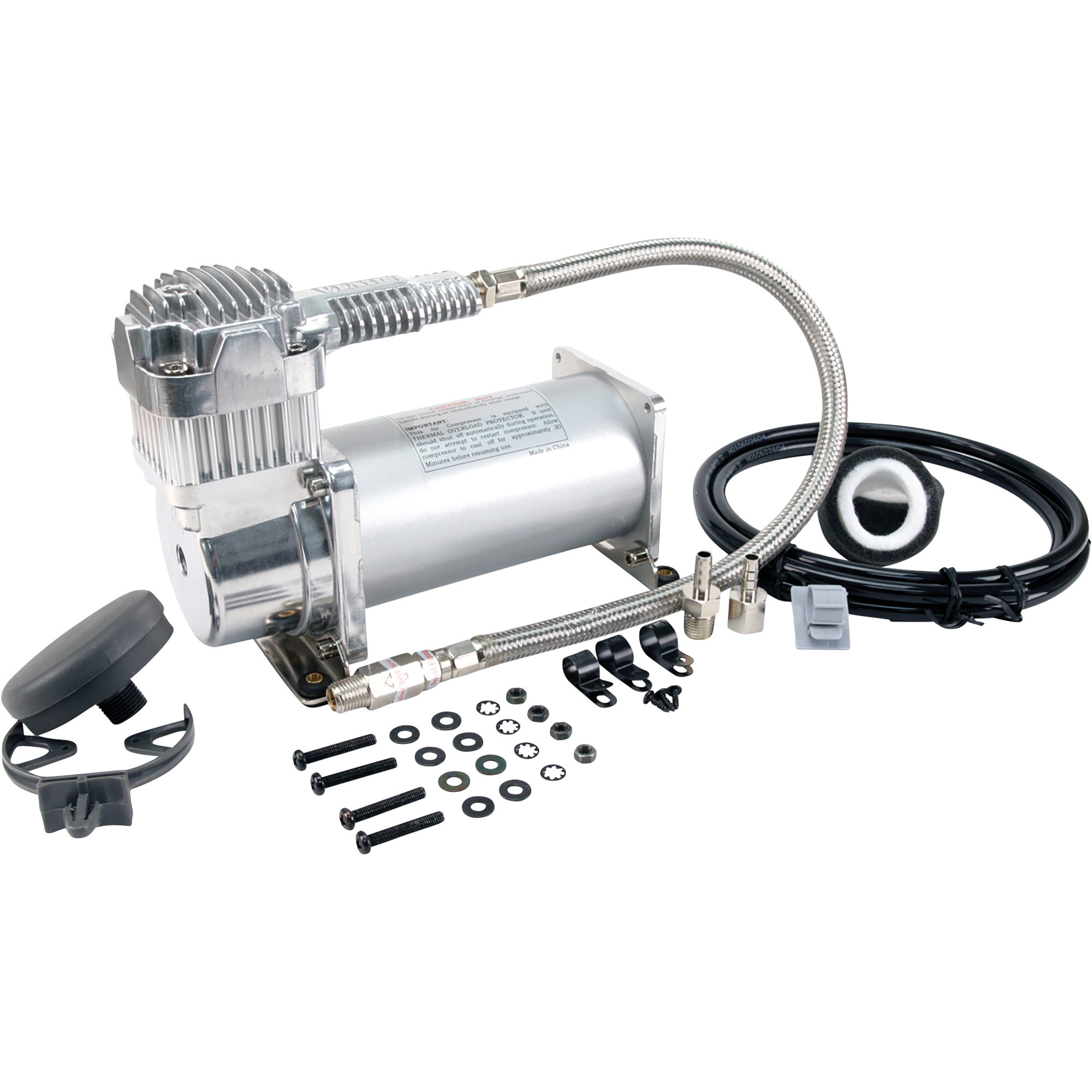 Kit de Compresor de Aire Eléctrico VIAIR 400C, 150 PSI, Color Plata, Modelo# 400c