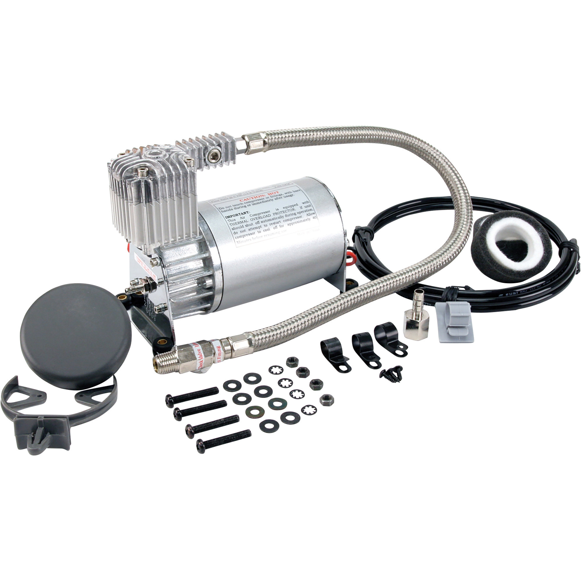 Kit de Compresor de Aire Eléctrico Compacto VIAIR 275C, 2.5 Galones, 150 PSI, Plateado, Modelo# 275c