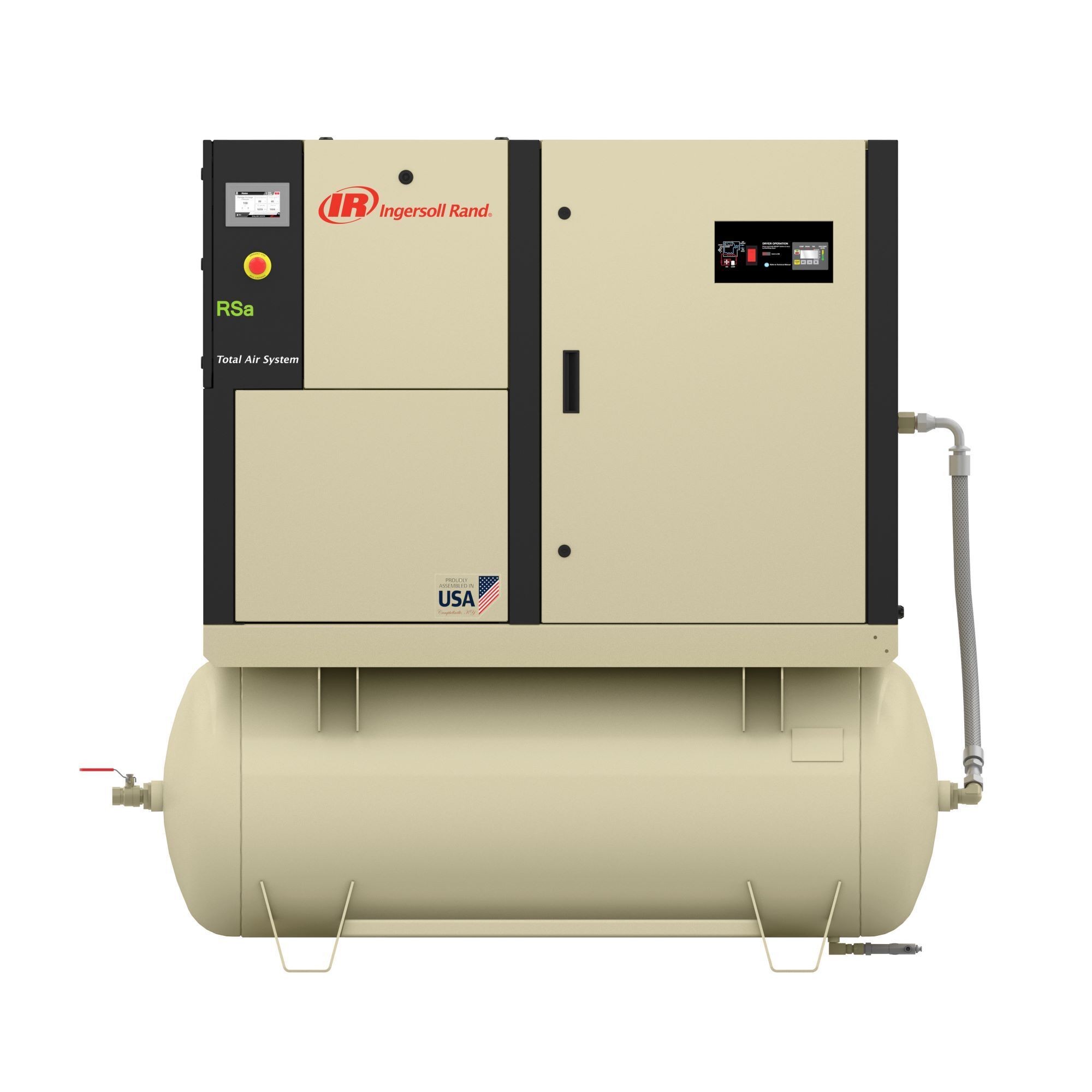 Compresor de aire Ingersoll Rand RSa22i-A118-TAS - 230/3/60 - 120 GAL. 30 HP, Tanque de aire 120 Gal, Modelo# 47823607001