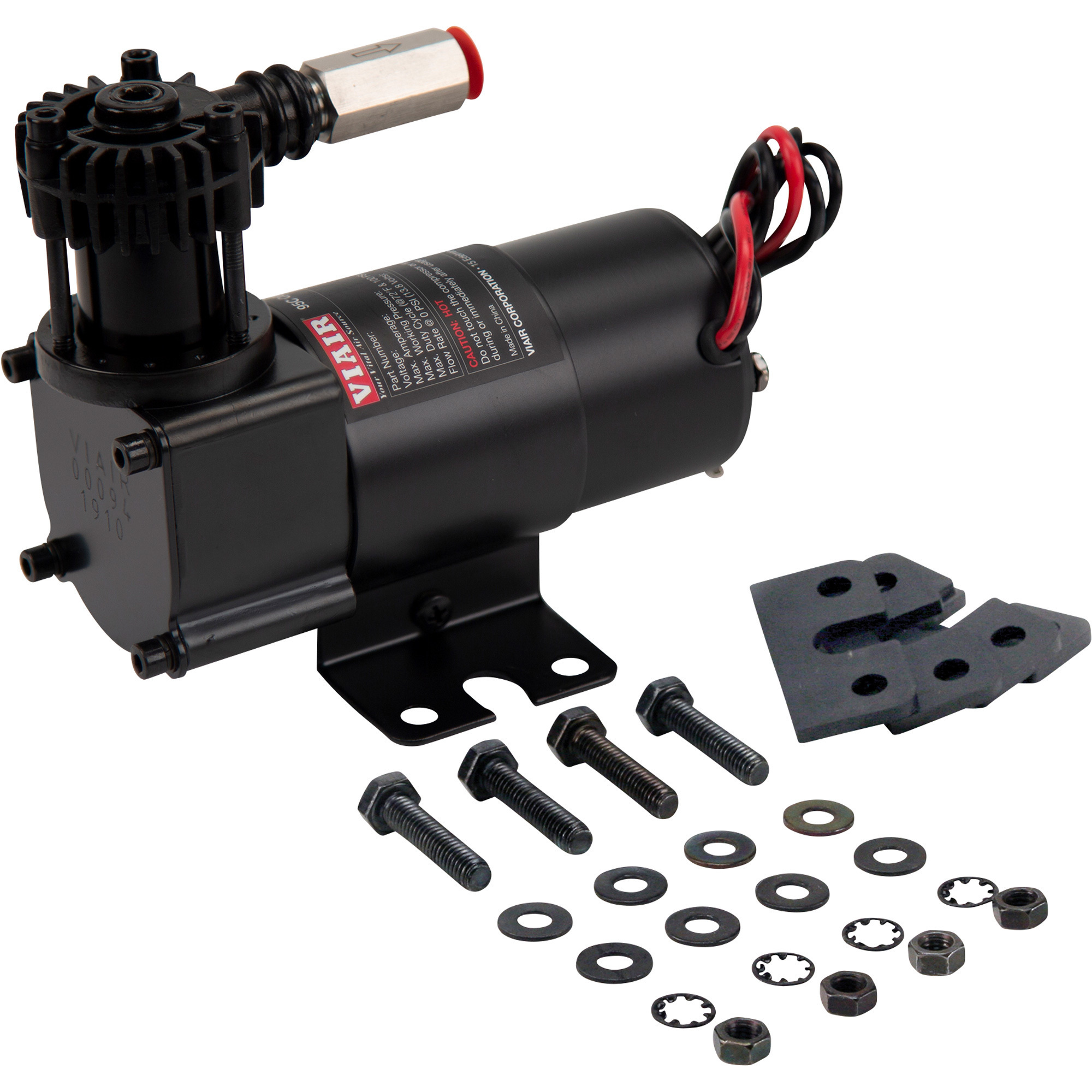 Compresor de aire eléctrico portátil Viair 12/24 Volt, 1/4 HP, 1 galón, 120 PSI, Modelo# 95c