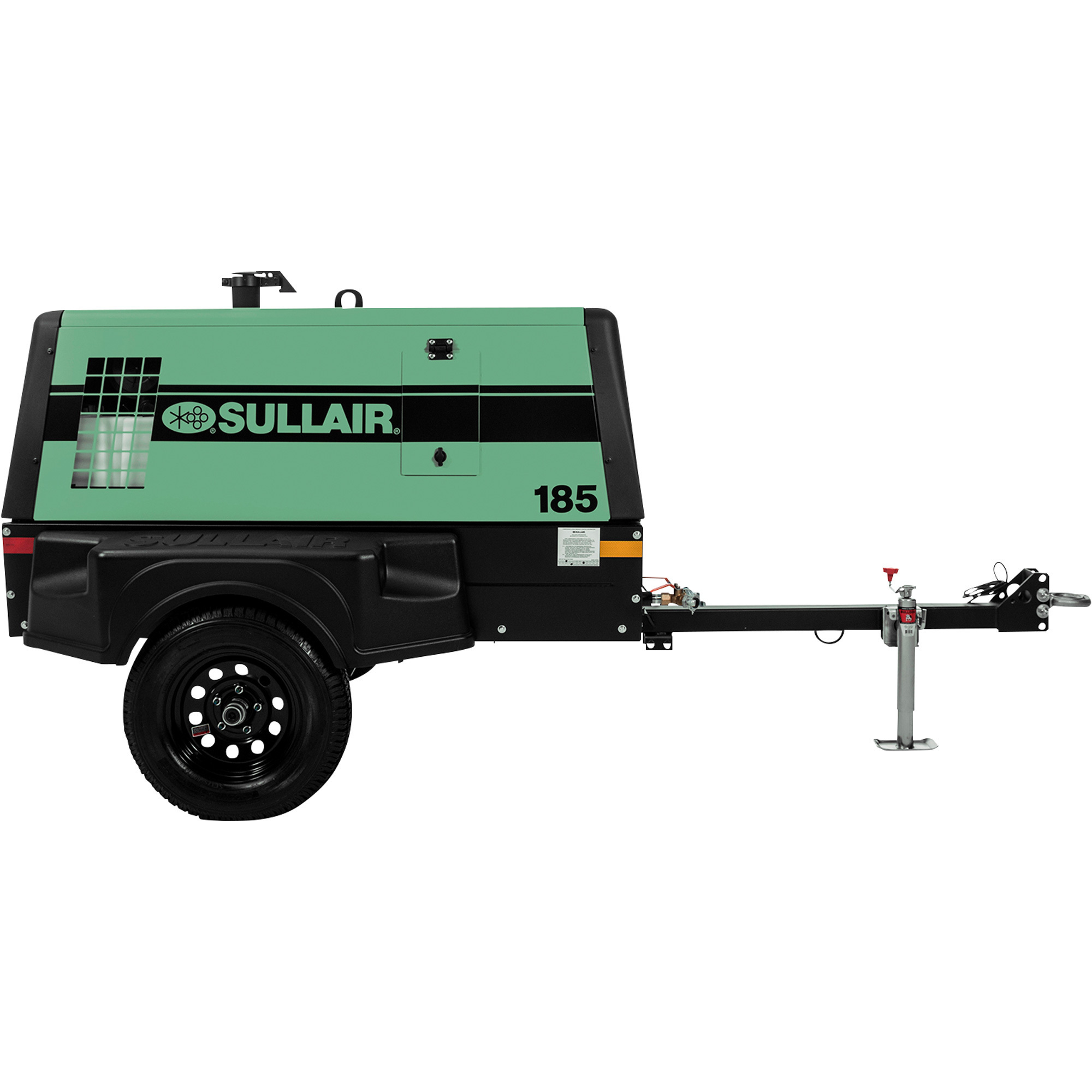 Compresor de aire Sullair SLAIR 185 T4F para clima frío -20F, con 49 HP de potencia, modelo 185/D/DPQ/KUT4F/CW.