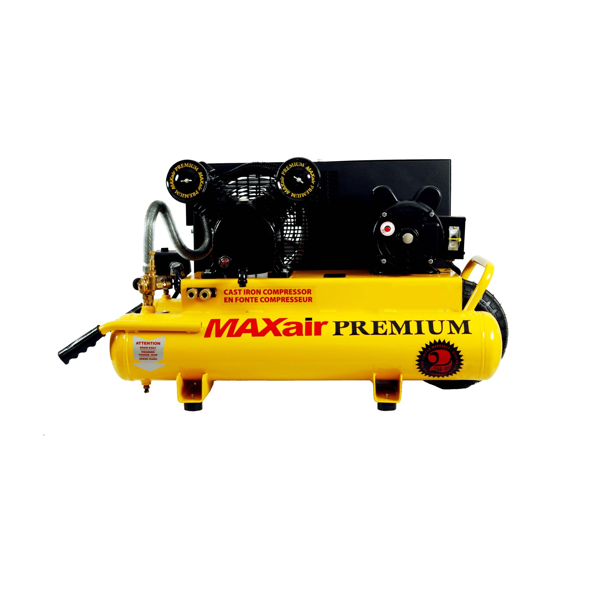 Compresor MAXair de Carretilla Eléctrico de 6 CFM, 3 HP, Tanque de Aire de 10 Gal, 112/220V Modelo TT318E-DV-MAP.