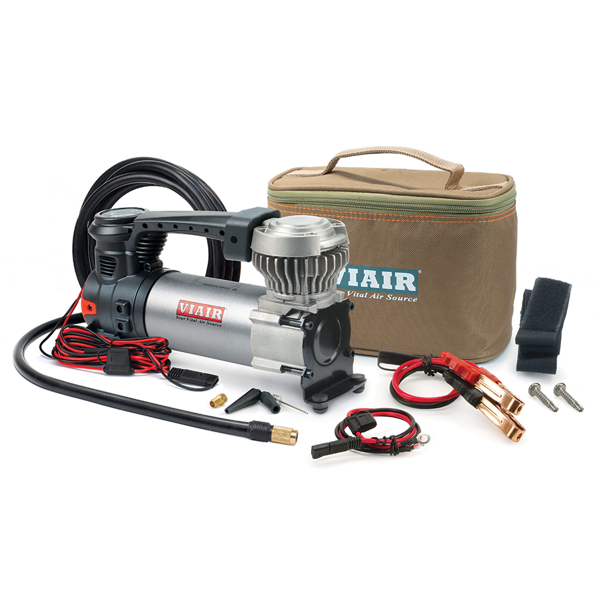 Inflador de llantas portátil Viair 88P SXS, máximo PSI 120, fuente de energía eléctrica, modelo #00082.