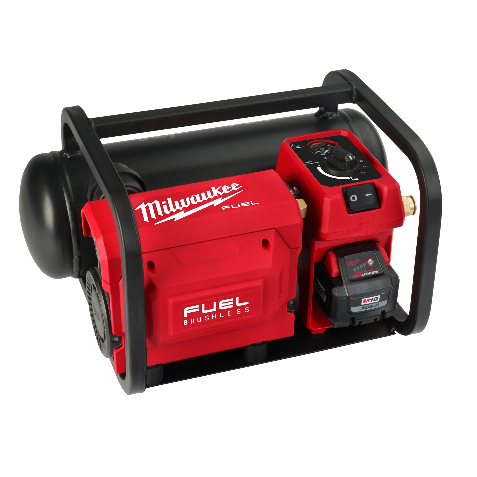Compresor de aire portátil y silencioso Milwaukee M18 FUEL de 2 galones, Modelo# 2840-20