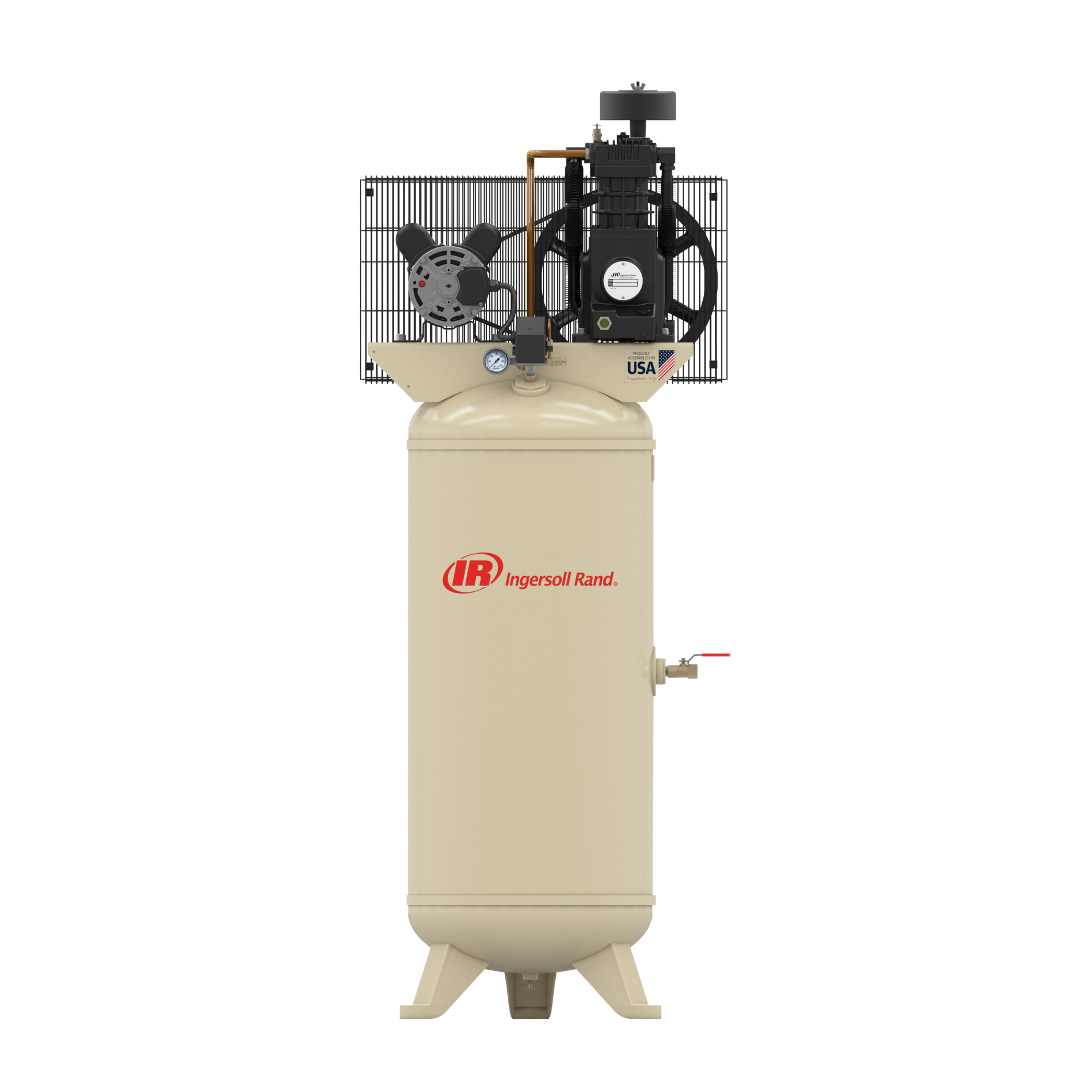 Compresor de Aire de Dos Etapas Ingersoll Rand 2200L5 230/1/60 de 60 Galones con Motor de 5 HP