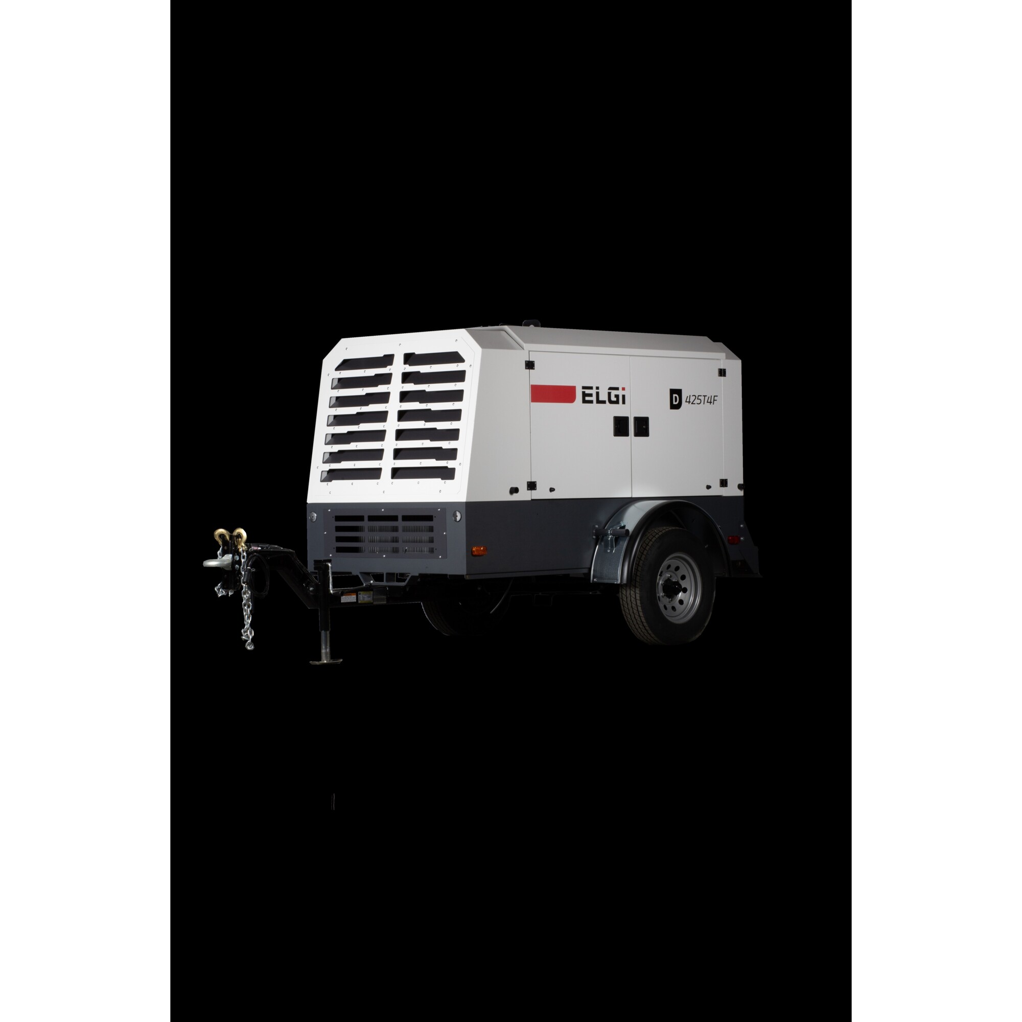 Compresor de aire ELGi Trailer Mount 130 HP, Modelo D425T4F-P