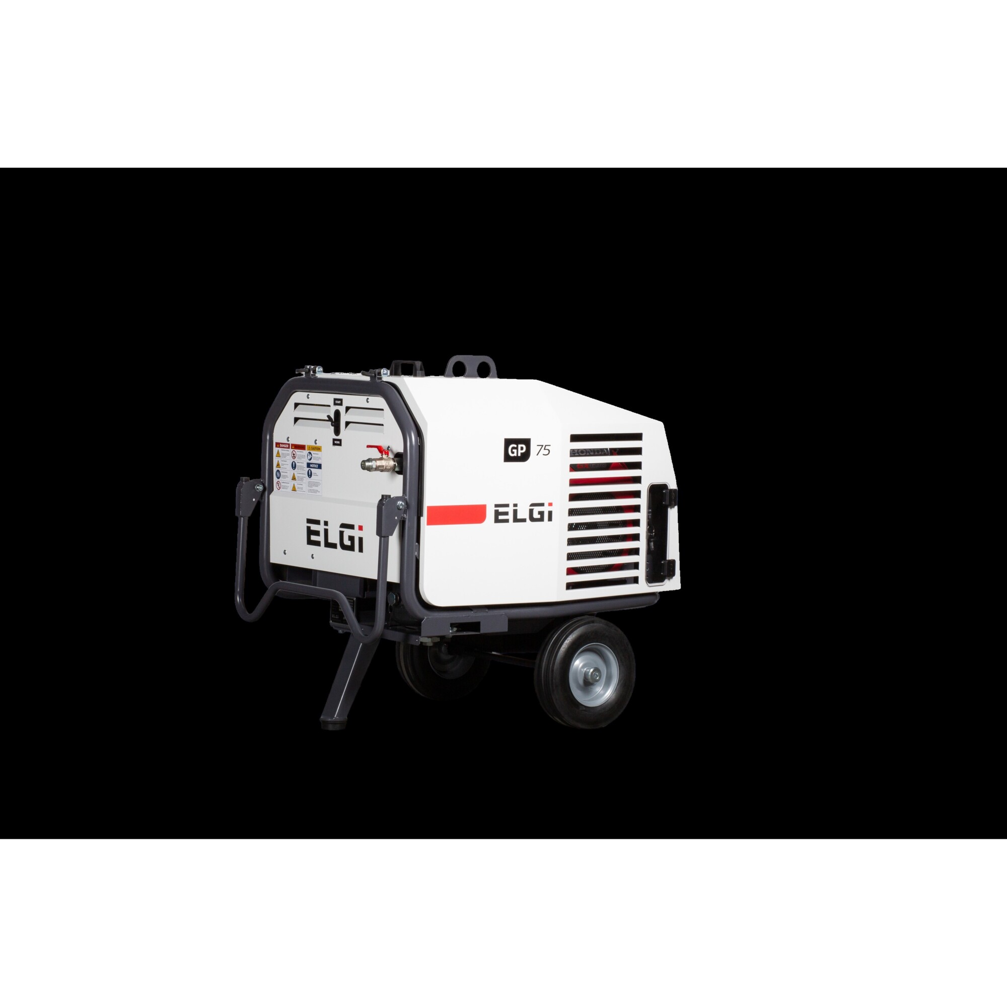 Compresor de Aire Portátil ELGi, 22.5 HP, Modelo# GP75-W