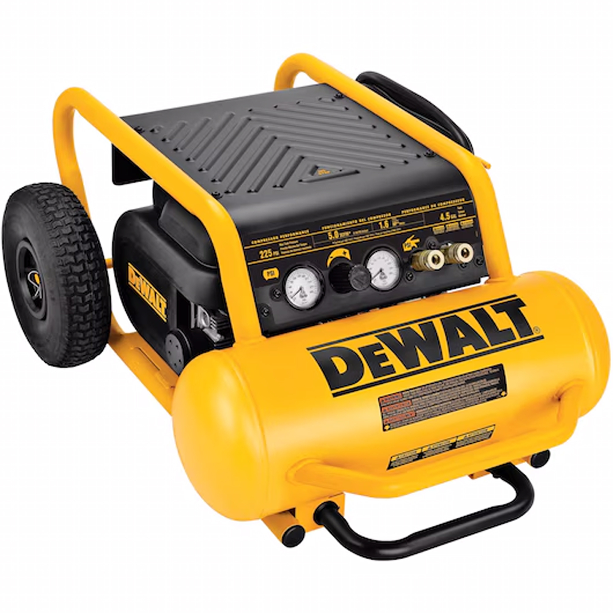 Compresor de aire DEWALT de 4.5 Gal 1.6 Hp, Modelo D55146