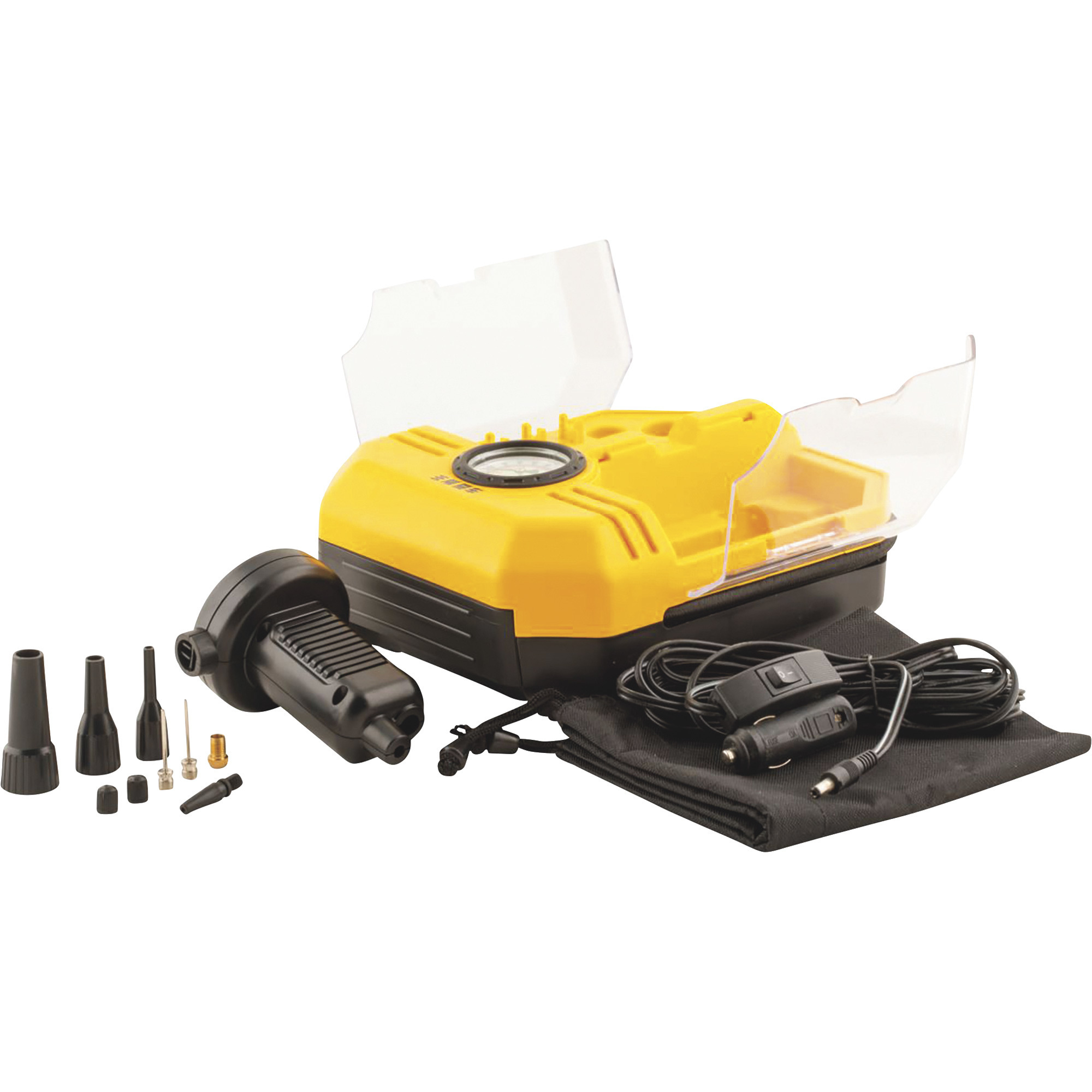 Compresor de aire Pro-Lift 12 Volt 5-en-1, 130 PSI, Modelo# W-1806