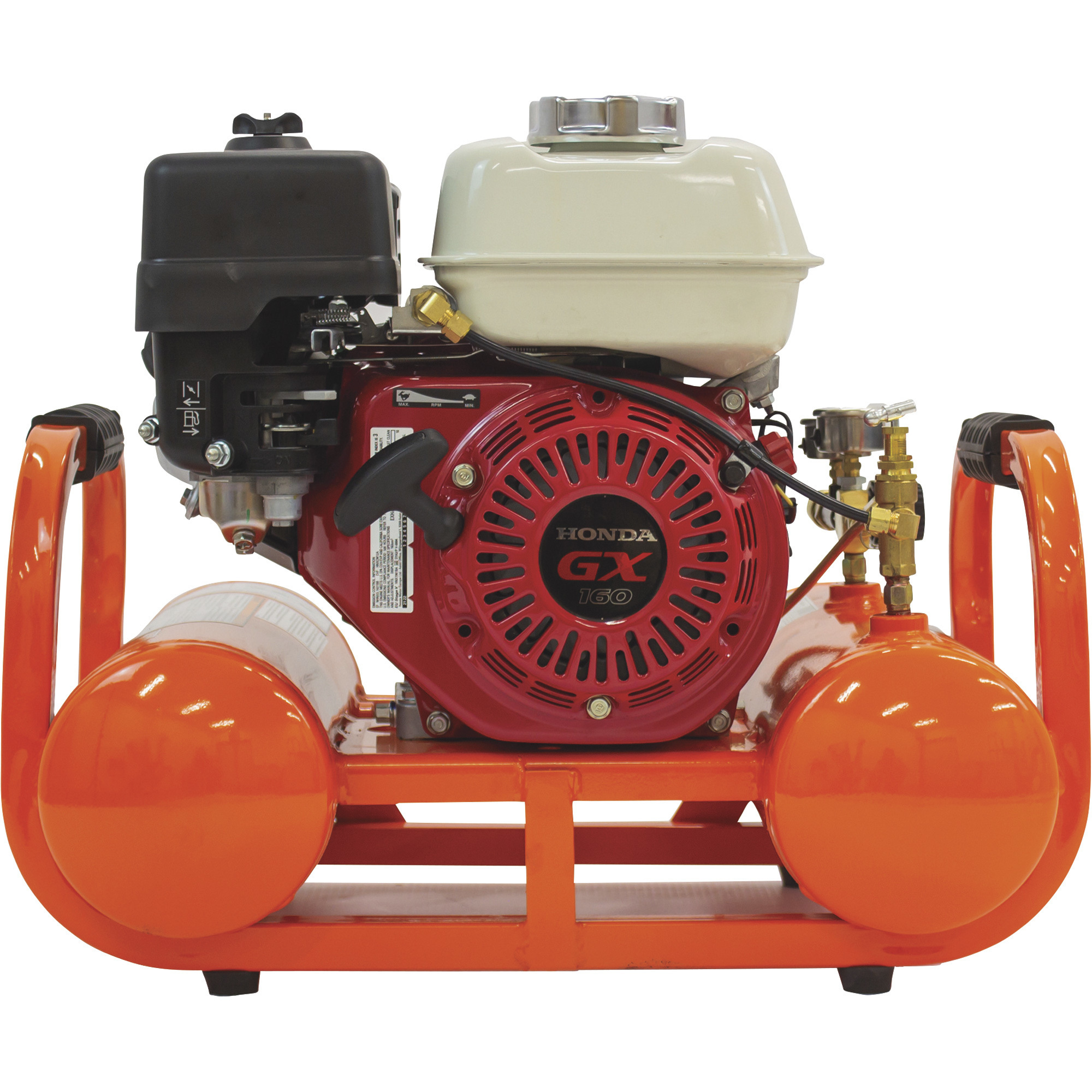 Compresor de Aire Industrial AIR COMP PONTOON 4GAL, con Motor GX160 de 4.6 HP, Capacidad de Tanque de Aire 4 Gal, Modelo CTA5590412.SAN.