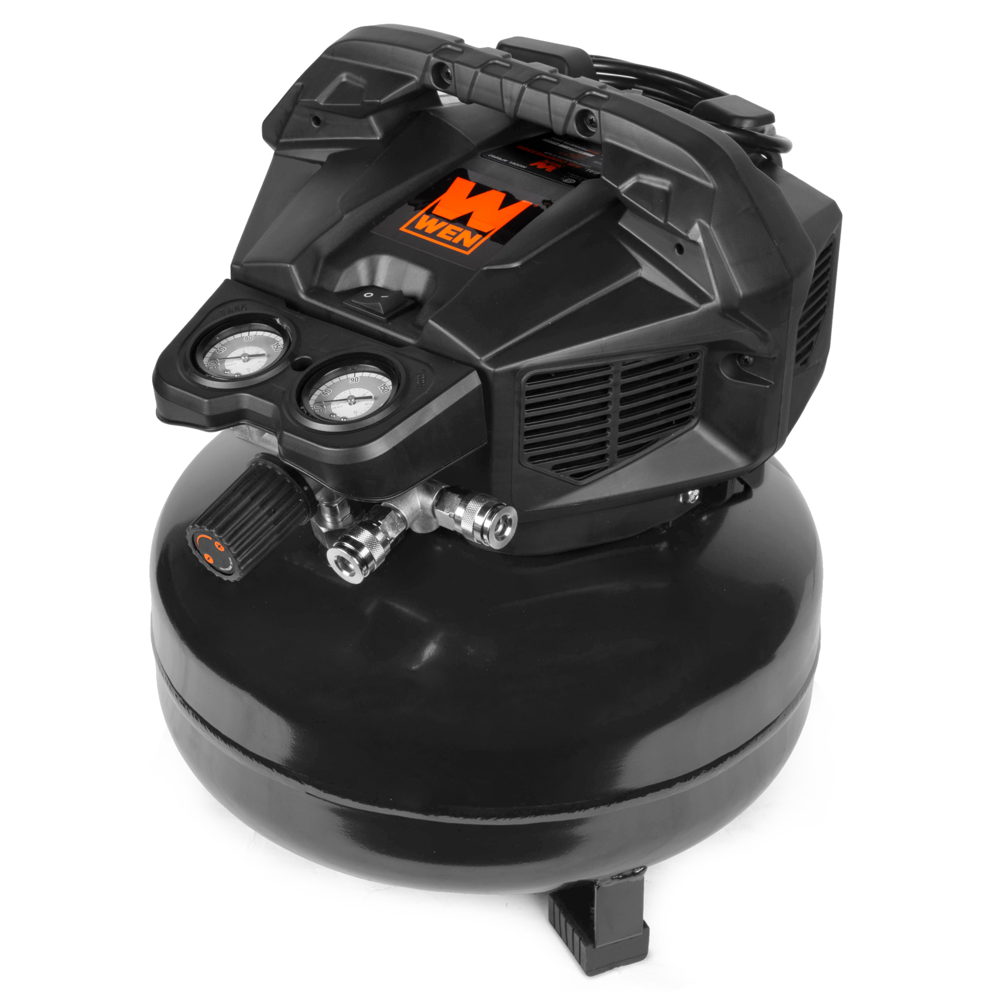 Compresor de aire para panqueques WEN Oil-Free - 6 galones, 150 PSI, 120V, Modelo# AP6092