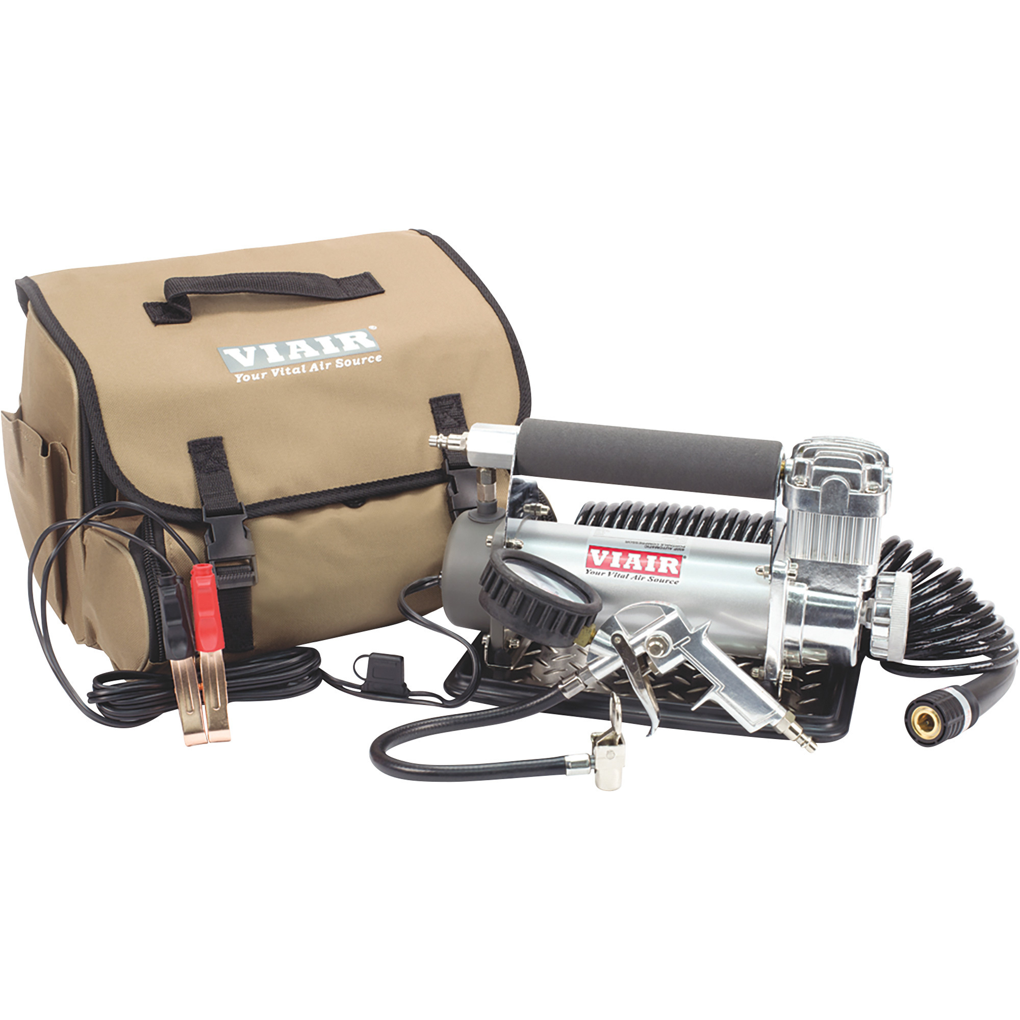 Inflador de llantas portátil automático Viair 450P de 12 voltios