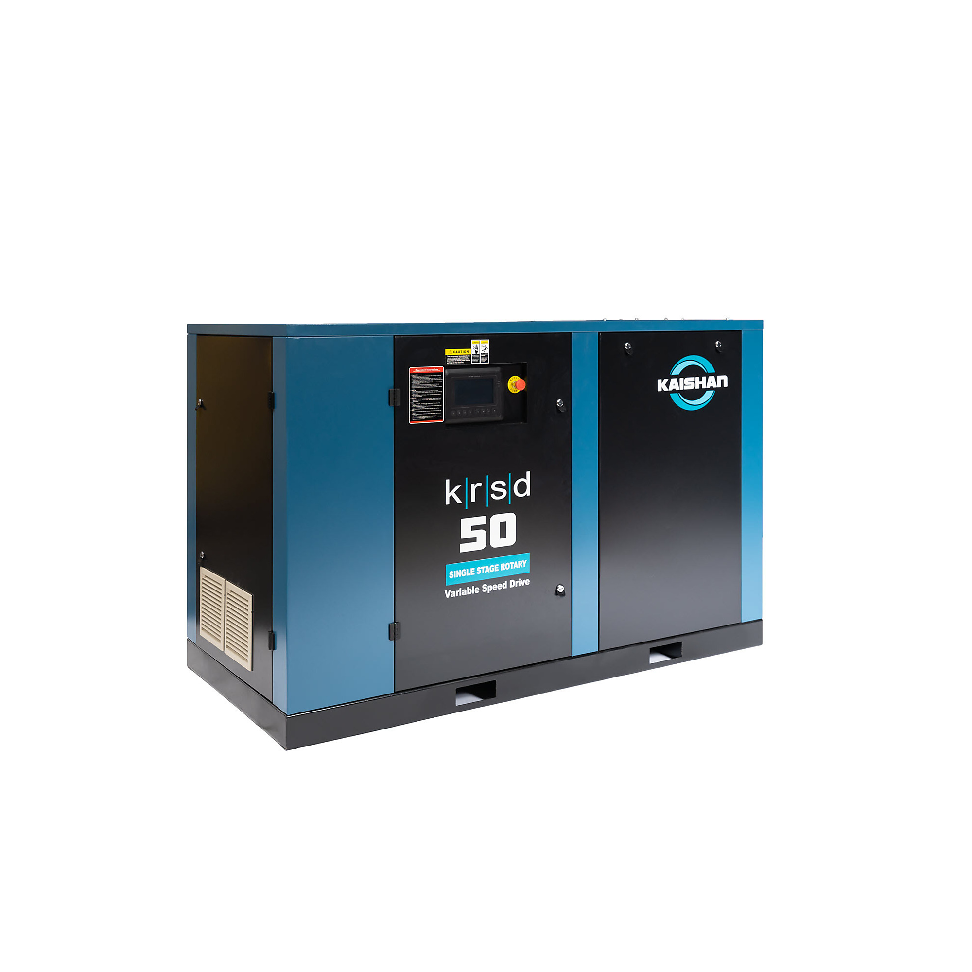 Compresor Kaishan USA de 50 HP, 460/3/60 150 PSI, Drive Directo con VSD, Modelo KRSD-050A3V4S8U