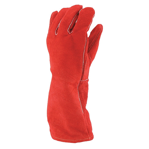 Guante de soldadura para la mano izquierda de West Chester Protective Gear, palma de cerdo, tamaño L - 9400LHO