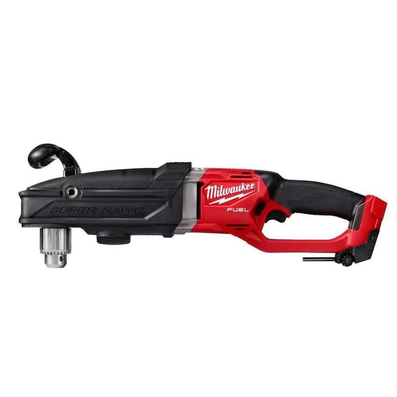 Milwaukee M18 FUEL 18V Lithium-Ion Brushless Cordless GEN 2 SUPER HAWG 1/2 in. Taladro de ángulo recto (solo la herramienta) - 2809-20