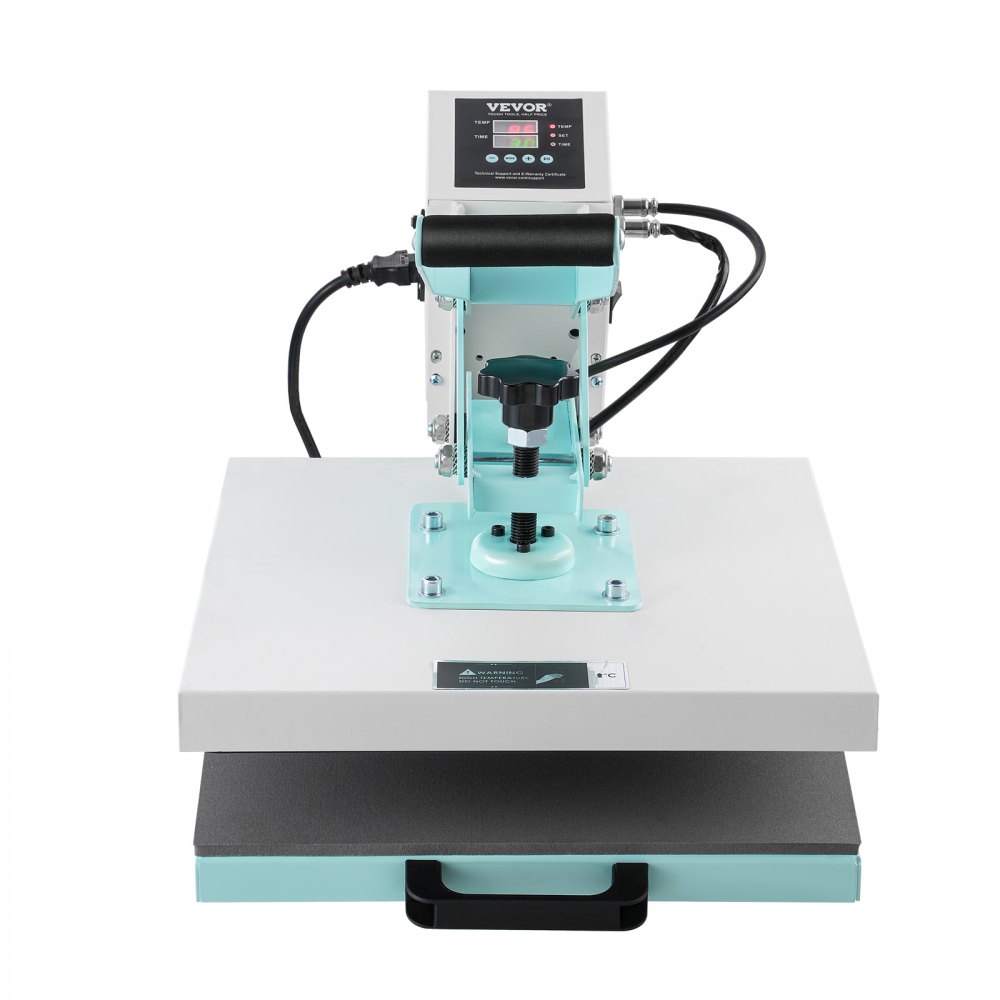 VEVOR Heat Press Machine 15x15 in Slide Out Heat Transfer Machine T-Shirts Green - AYPBSTHJP15156436V1