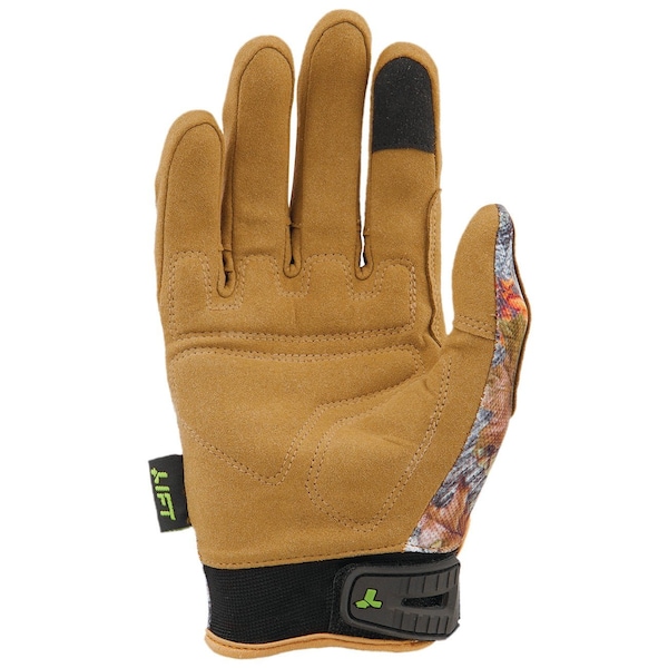 Guante de seguridad Lift Safety OPTION Camuflaje de cuero sintético con malla de aire - GON-17CFBRS