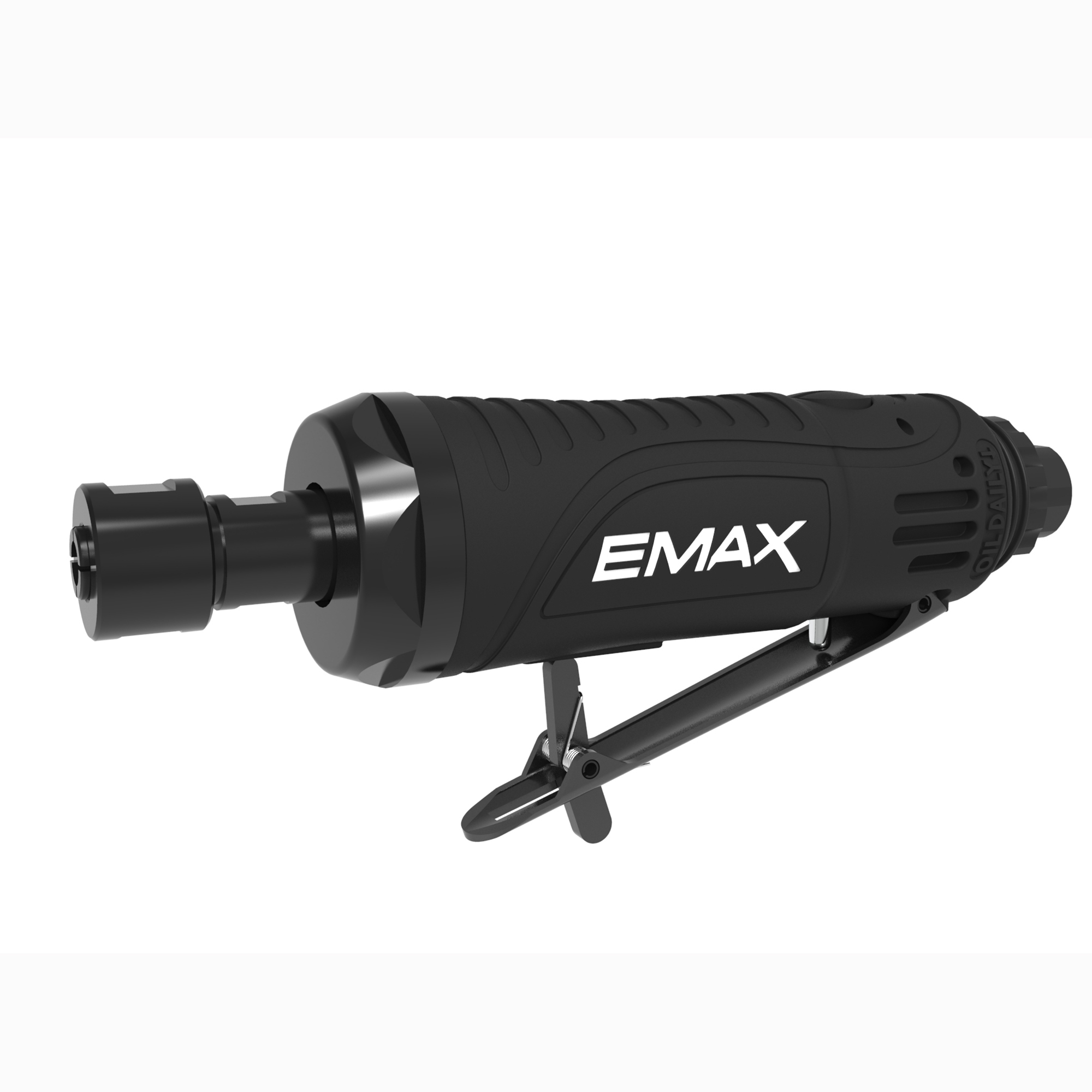 Rectificadora de aire recta Emax, Composite 1/4in, Velocidad máxima 22000 rpm, Modelo # EATDG02S1P.