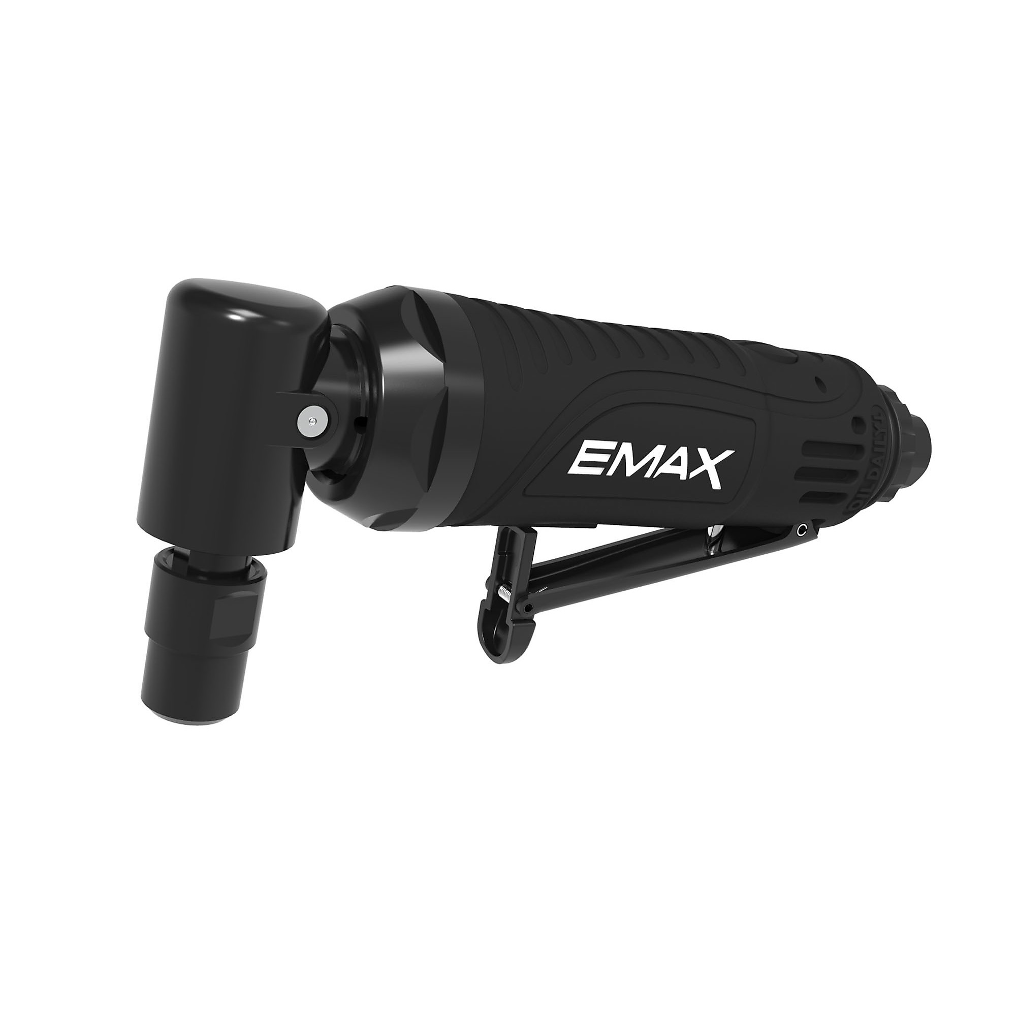 Esmeriladora angular de aire Emax, compuesto de 1/4 pulgadas, velocidad máxima de 18000 rpm, Modelo EATAG02S1P.