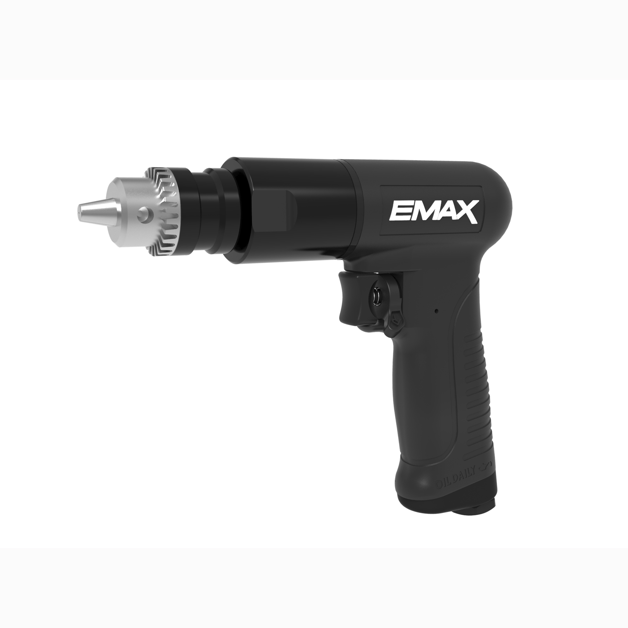 Taladro de aire reversible Emax Composite 3/8 pulgadas - 2100 RPM, Tamaño de portabrocas 3/8 pulgadas, Longitud de la herramienta 7 pulgadas, Máx. RPM 2200 Modelo EATDR03S1P