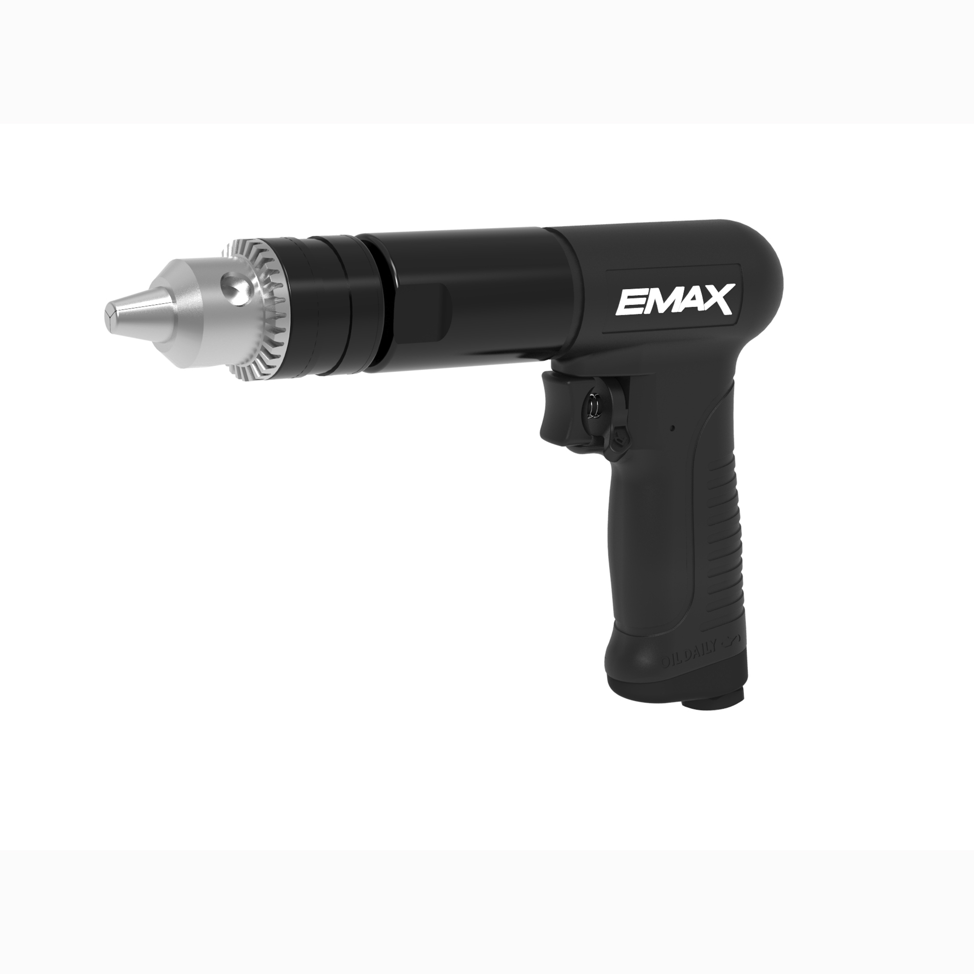 Taladro de Aire Reversible Emax Composite 1/2in - 800 RPM, Portabrocas de 1/2 in, Longitud de Herramienta 7.5 in, Modelo EATDR05S1P