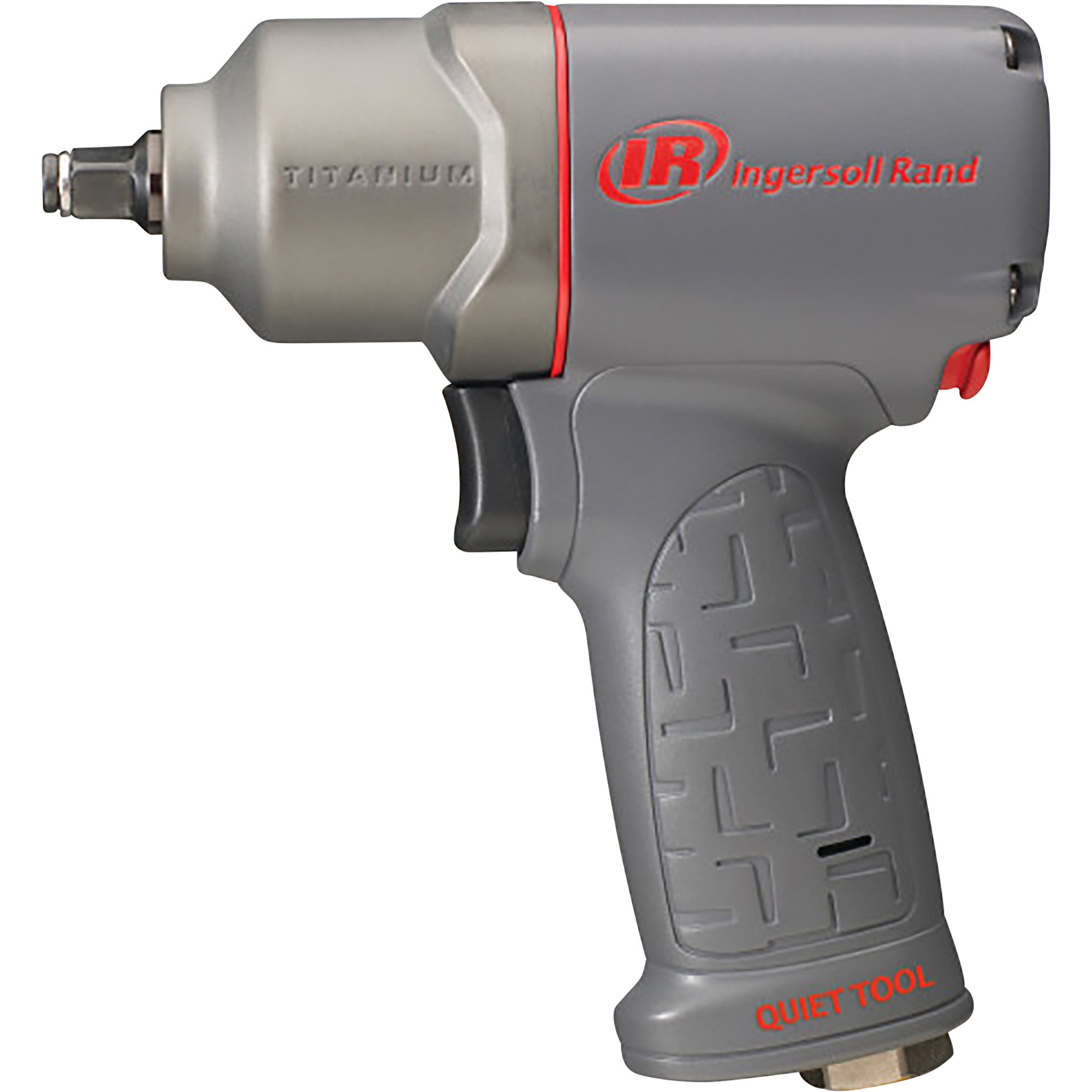 Llave de impacto de aire Ingersoll Rand Titanium Quiet Tool, unidad de 3/8 pulgadas, 300 lb-pie, Modelo# 2115QTi-MAX.