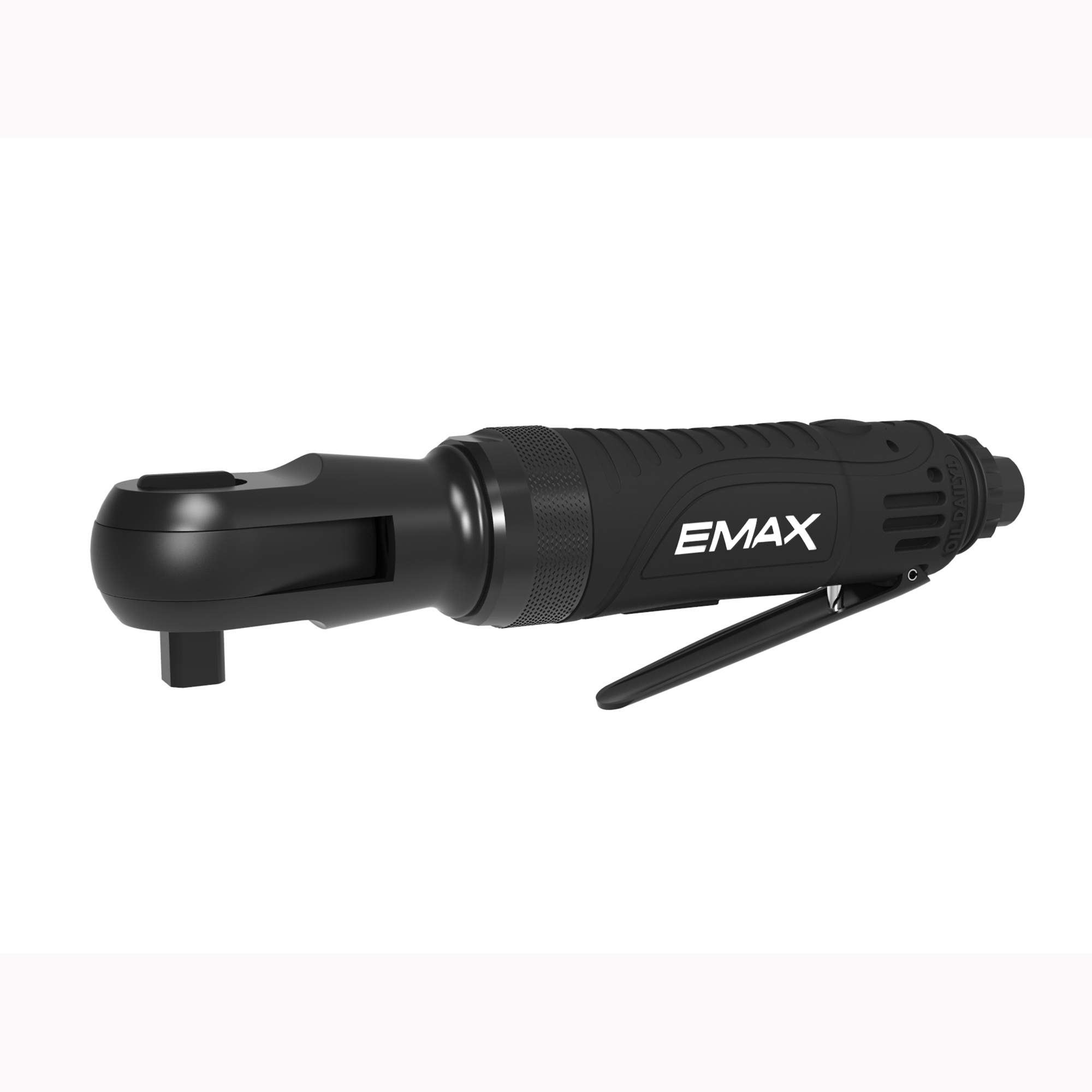 Llave de trinquete neumática Emax Composite 3/8in., Tamaño de la cabeza 3/8 pulg., Torque máximo 60 ft-lbs., Modelo # EATRT03S1P