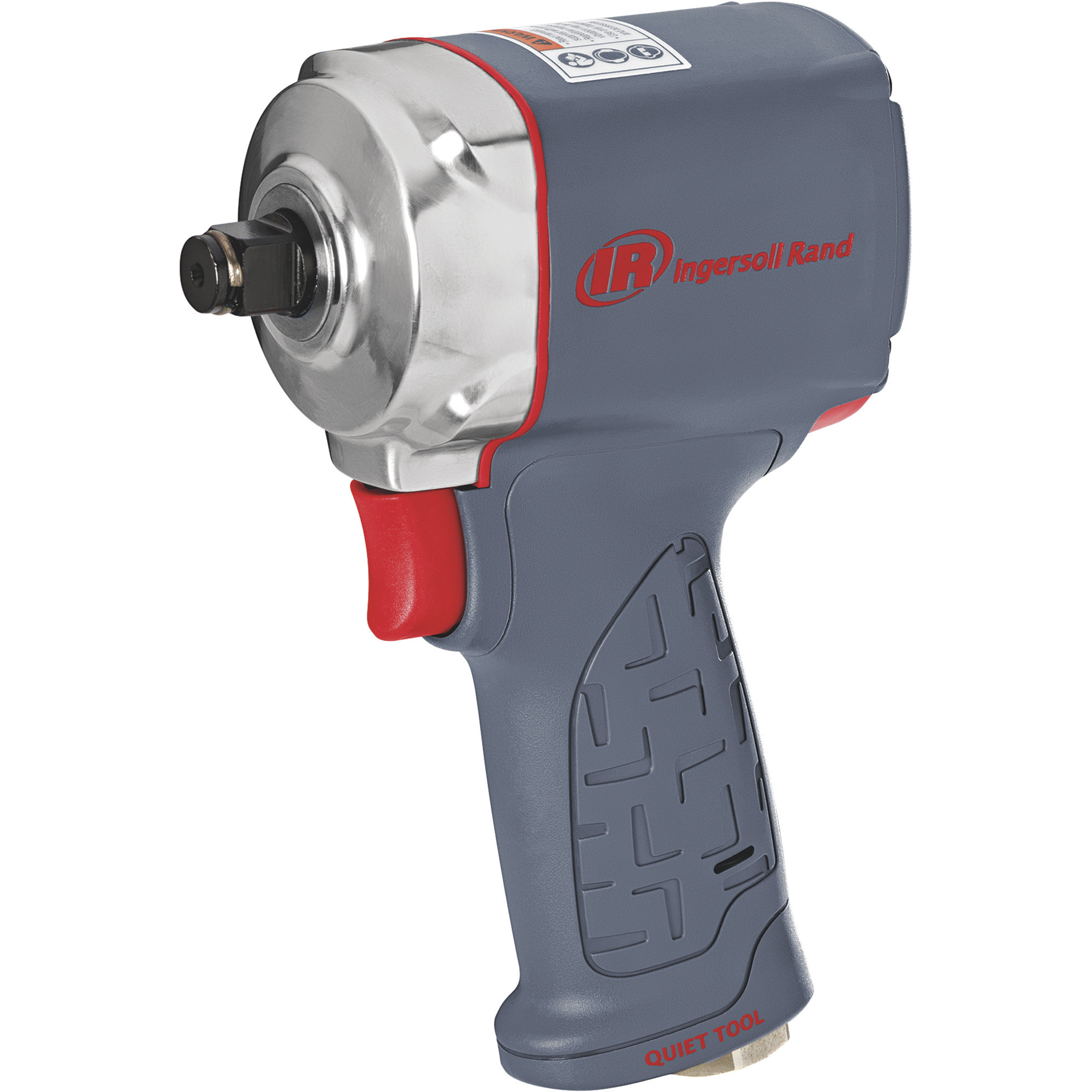 Llave de impacto de aire ultra compacta Ingersoll Rand de 1/2 pulgadas, 640 pies-libras de torque, 19 CFM, Modelo# 36QMAX.