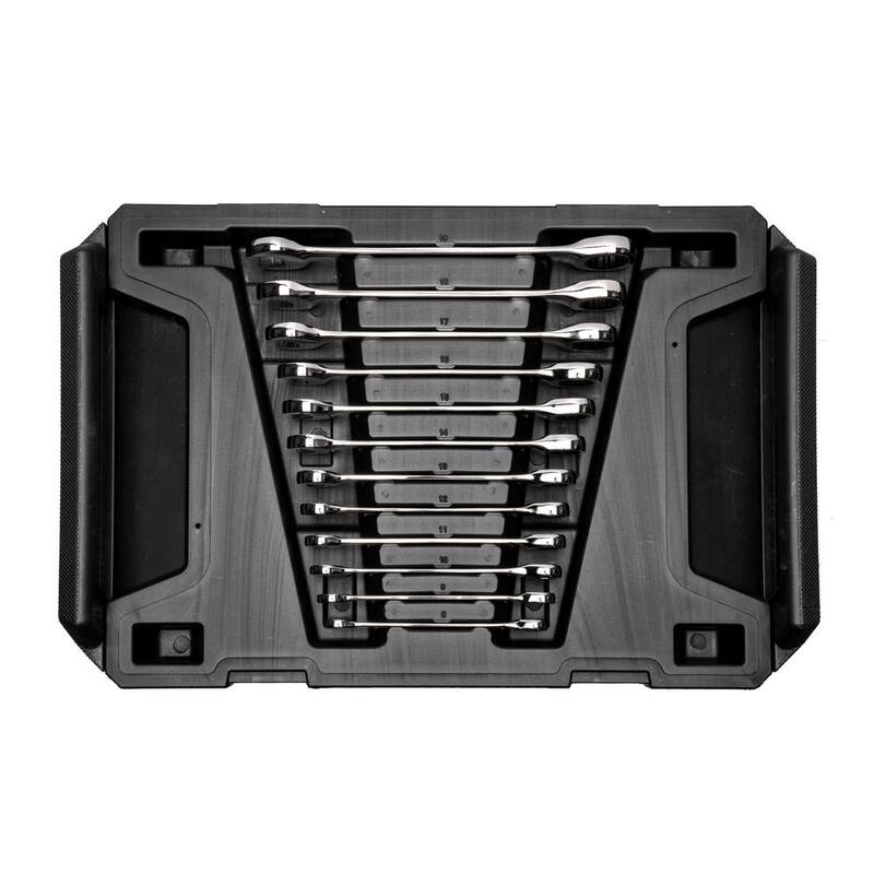 Set de herramientas para mecánicos GEARWRENCH de 1/4 y 3/8 pulgadas con trinquete de 90 dientes estándar y profundo SAE/métrico en caja de almacenamiento de 3 cajones (232 piezas) - 80949