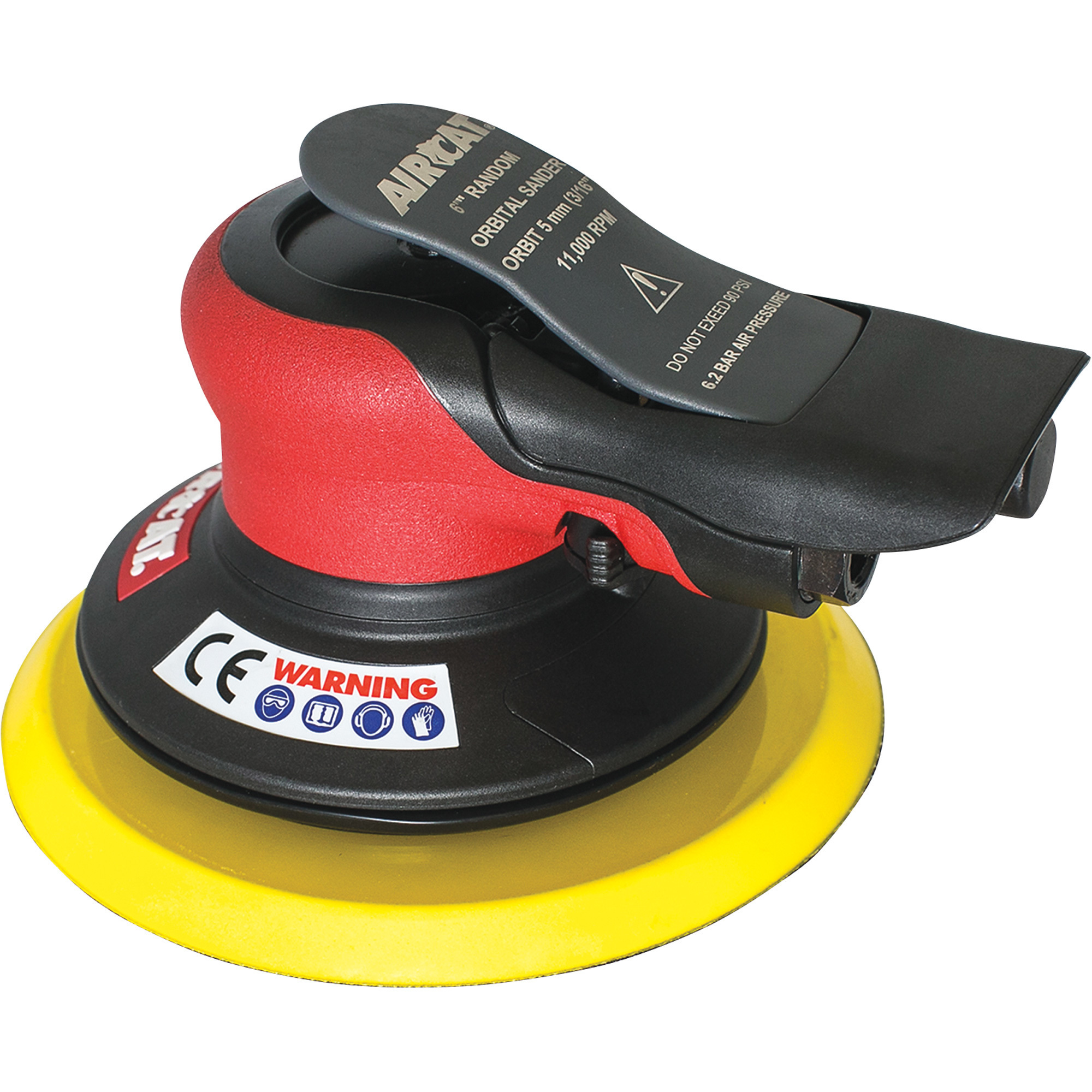 Lijadora orbital de aire para palma AIRCAT, 11,000 OPM, Modelo 6700-6-336.