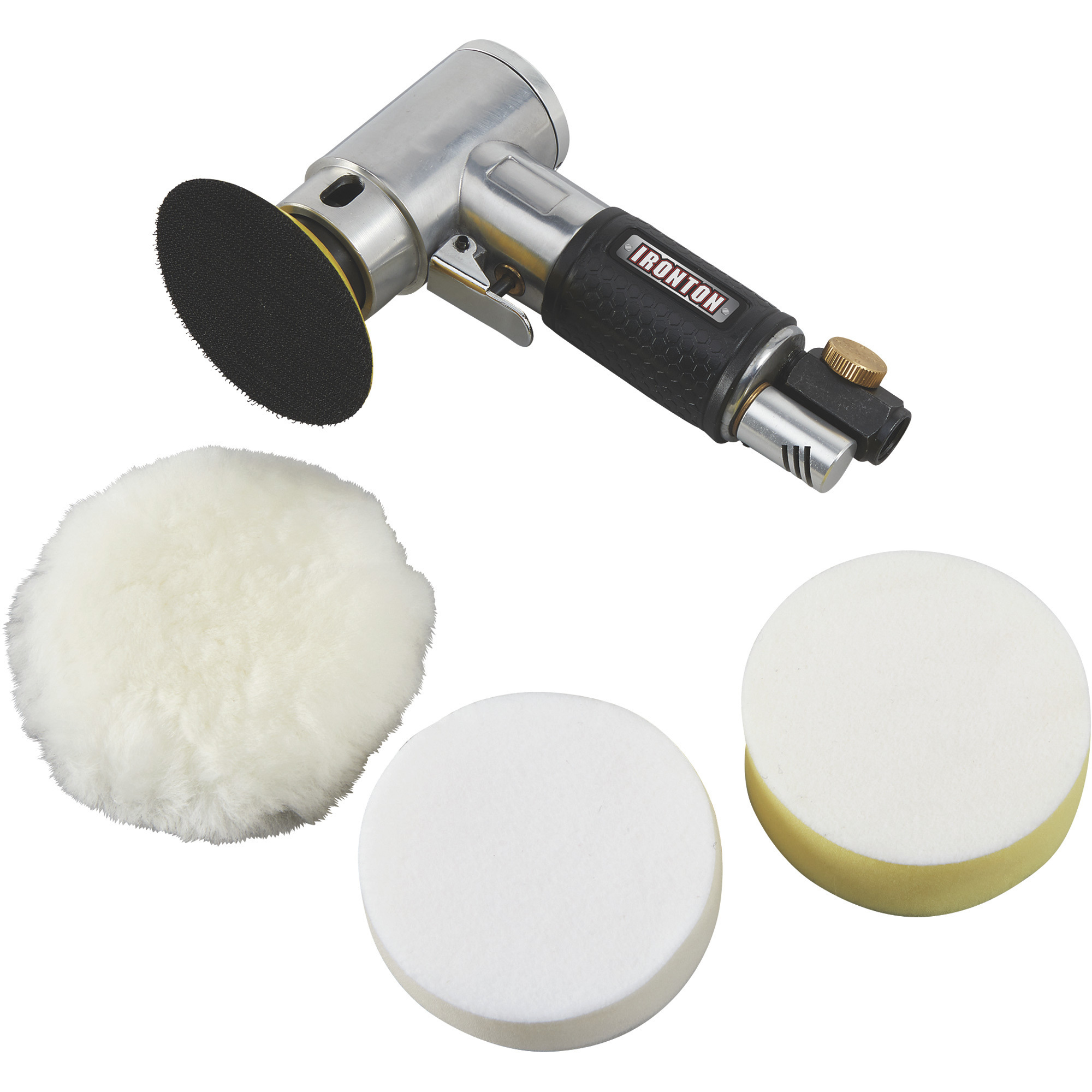 Pulidora de aire Ironton de 3 pulgadas, 15,000 RPM