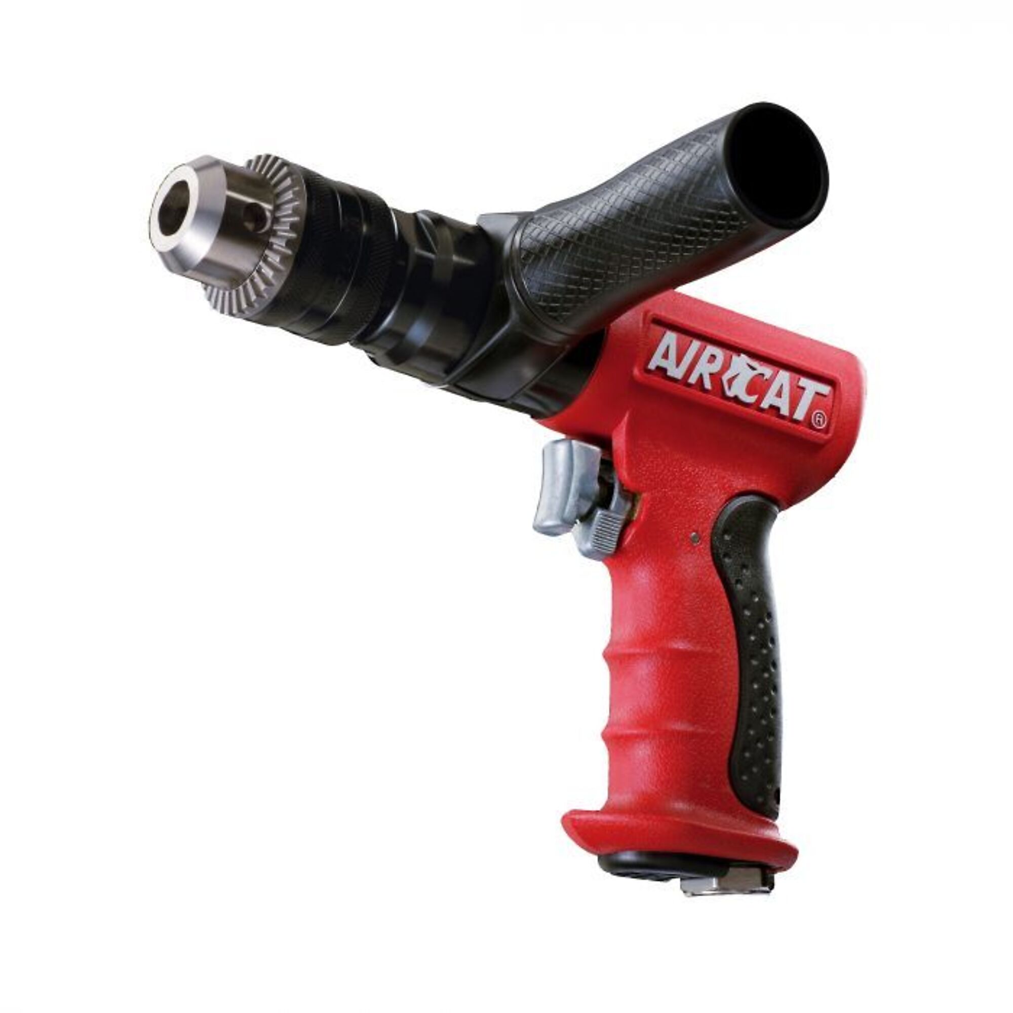 Barrenadora reversible de composite AirCat, .6 HP, tamaño de chuck 1/2 in, largo de herramienta 8 in, Max. RPM 400, Modelo# 4450