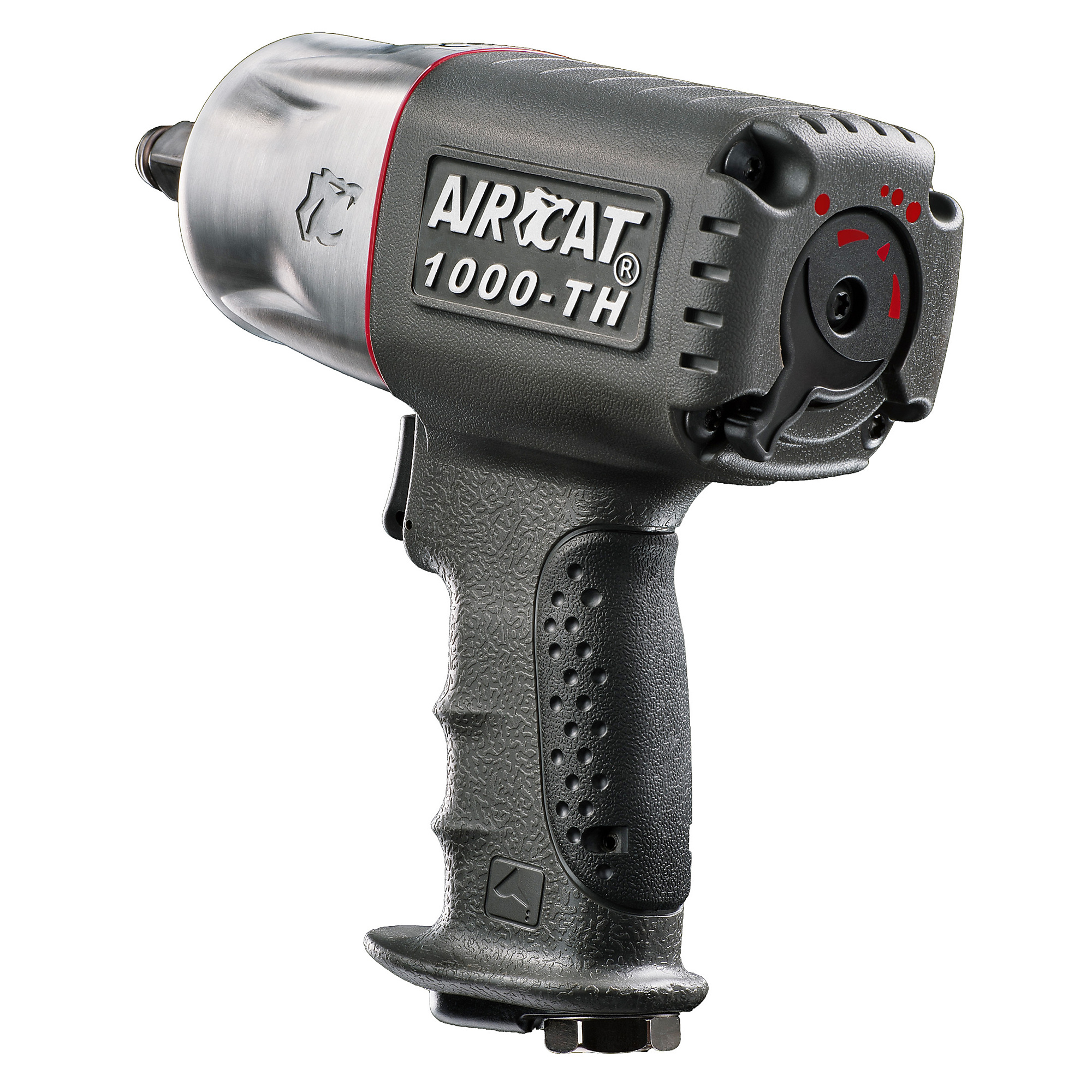 Llave de impacto de 1/2in. AirCat, tamaño de entrada 1/2in, max. RPM 8000 Modelo# 1000-TH