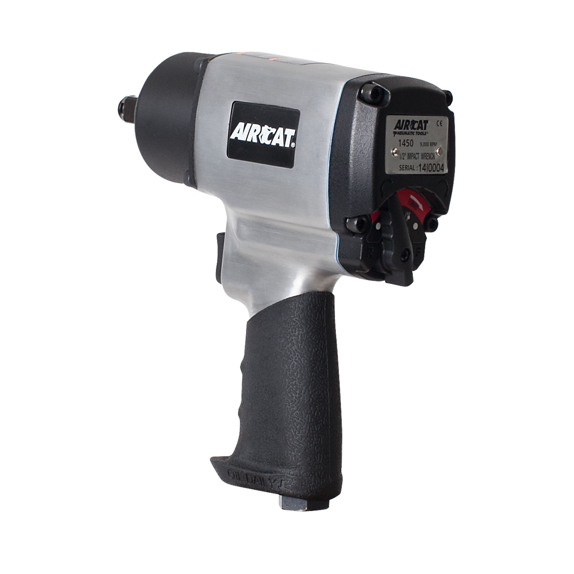 Llave de Impacto AirCat de 1/2 pulgadas, Tamaño de la Broca 1/2 pulgadas, Máx. RPM 9000 Modelo# 1450