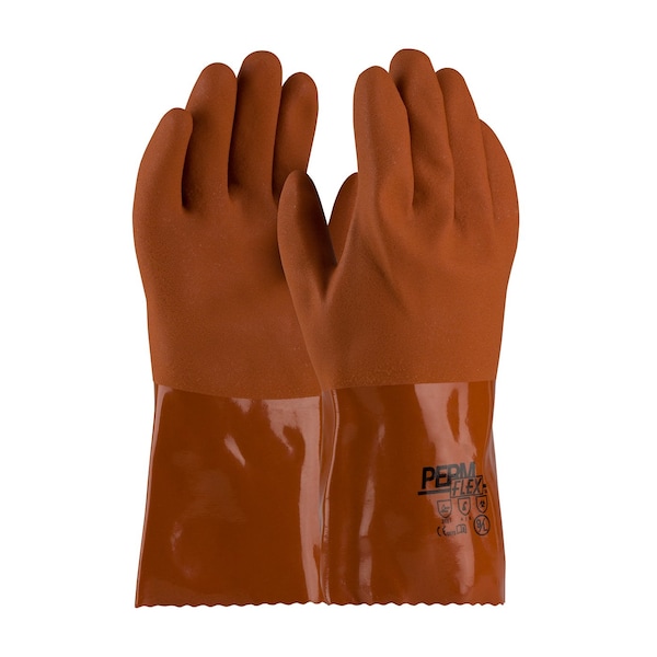 Guantes resistentes a químicos de PVC de 12" Pip, S, paquete de 12 - 58-8651/S