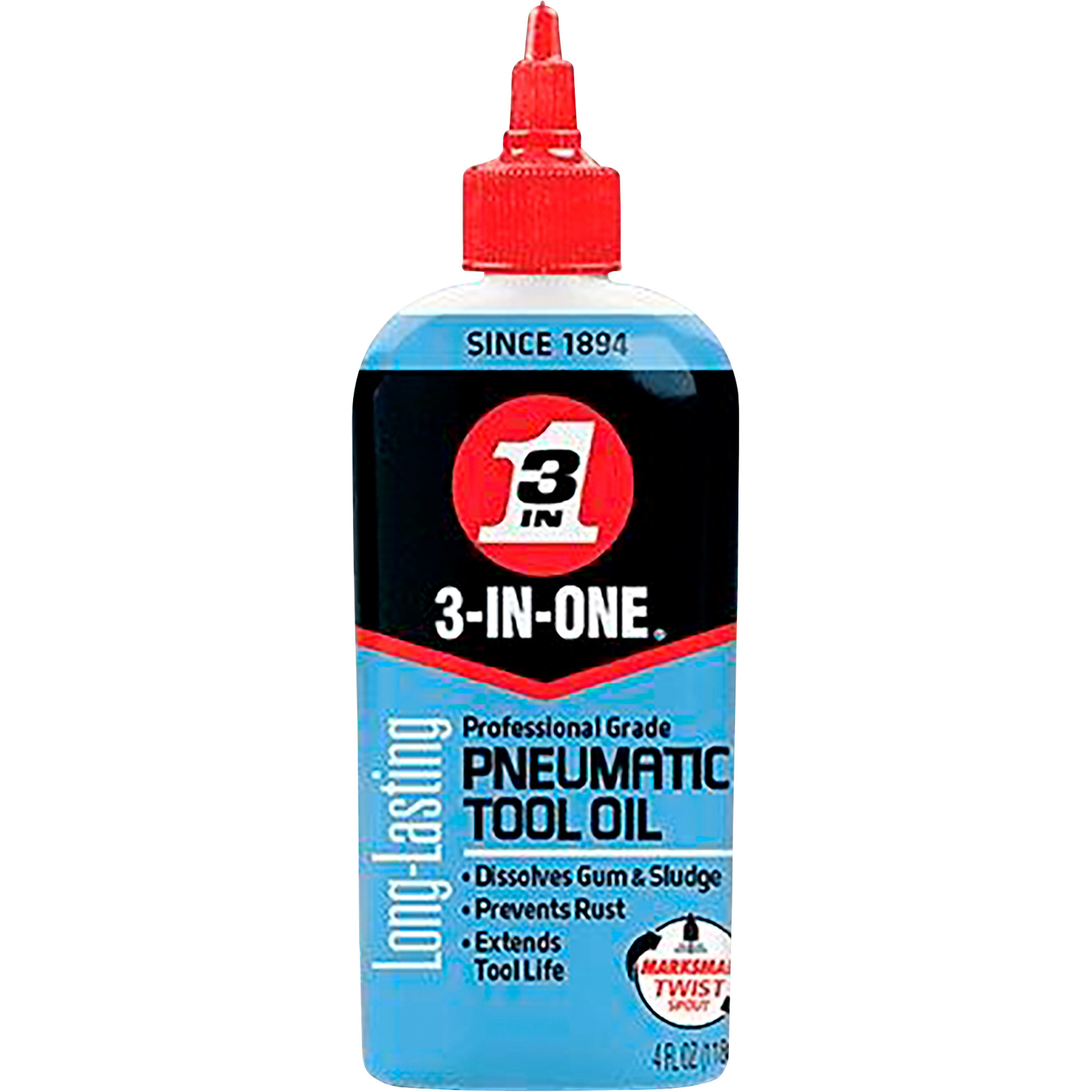 Aceite goteador WD-40 3 en 1 para herramientas neumáticas, botella de 4 onzas, modelo# 120046.