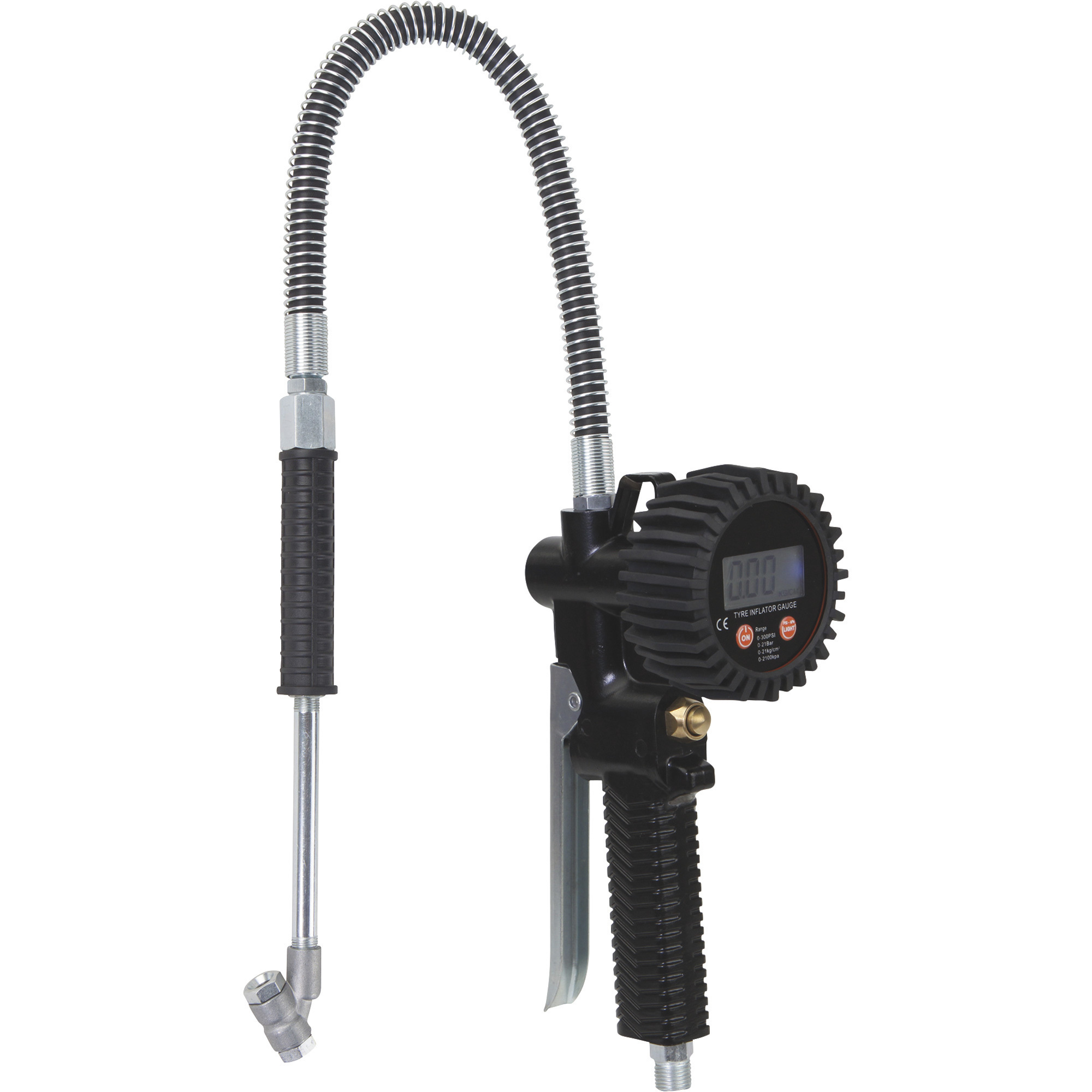 Medidor de inflado de llantas digital para camiones Klutch