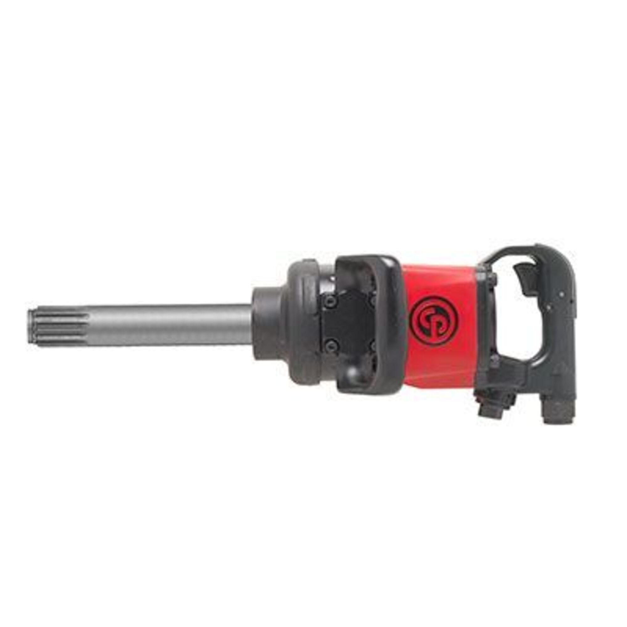 Llave de impacto de aire Chicago Pneumatic, spline #5, con yunque extendido de 6 pulgadas, tamaño de unidad de 1 pulgada y máximo RPM de 5200 Modelo CP7782-SP6.