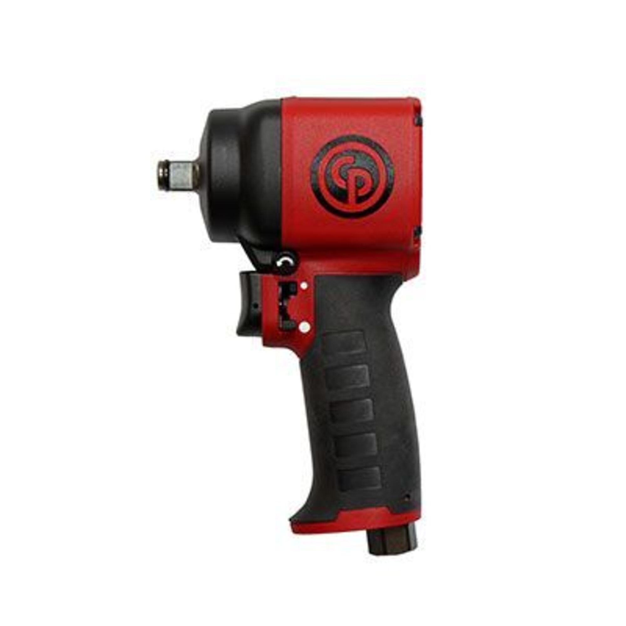 Llave de impacto de aire Chicago Pneumatic 1/2in. con empuñadura tipo pistola, martillo simple, tamaño de drive de 1/2in, RPM máximo 9410 Modelo CP7732C.