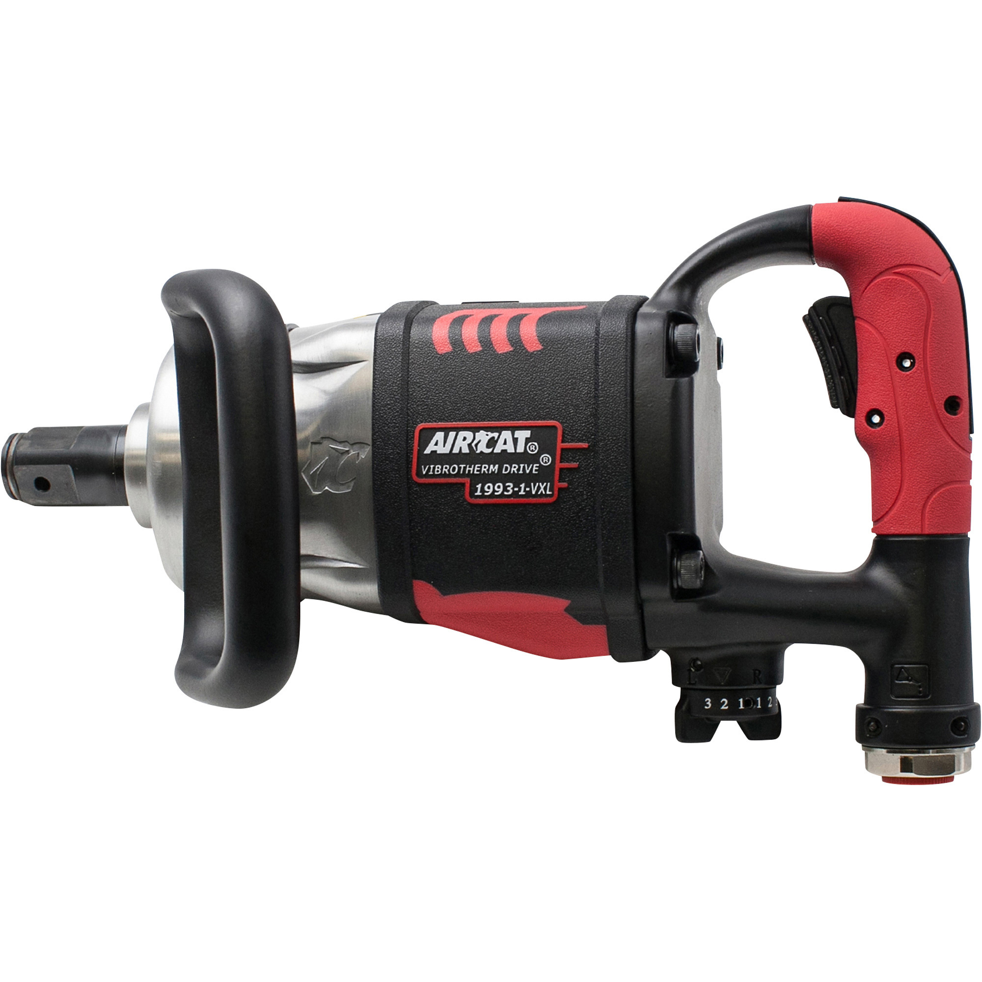 Llave de impacto de aire compuesto AIRCAT Vibrotherm Drive, 1 pulgada, 2100 ft./lbs. de torque máximo, Modelo 1993-1-VXL.